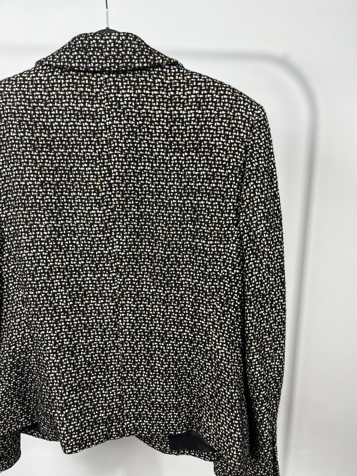 Escada Escada Edition Women’s Tweed Wool Blazer Black White Size 40 Size M / US 6-8 / IT 42-44 - 17 Thumbnail