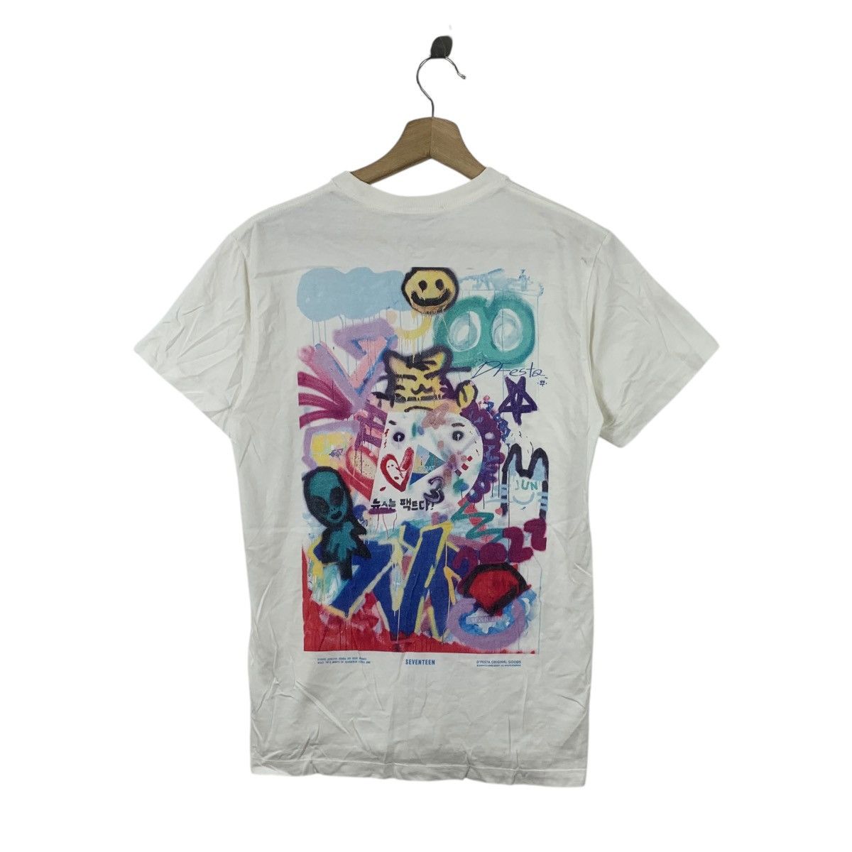 Vintage SEVENTEEN D’FESTA KPOP Idol Boy Band Tee Shirt Top Size S / US 4 / IT 40 - 4 Thumbnail