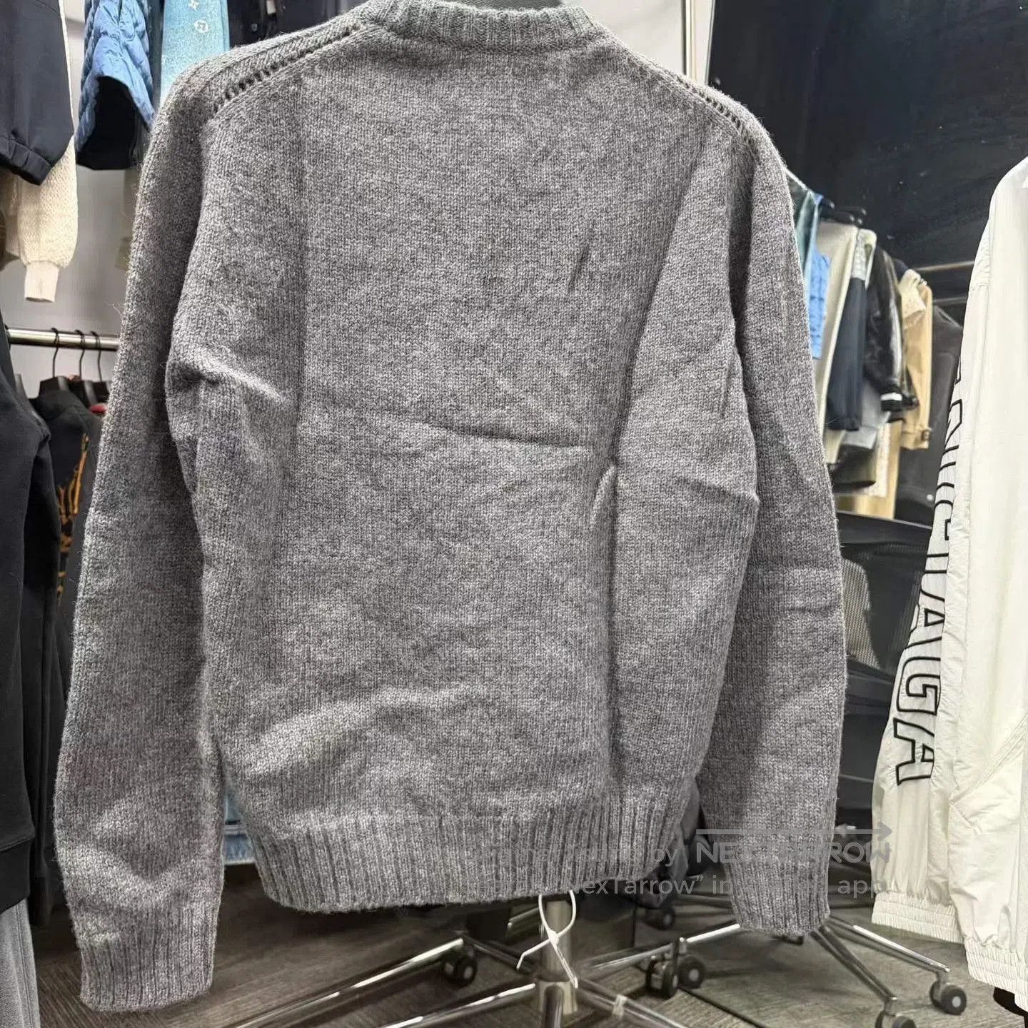 Celine Celine Gray Logo Knit Sweater. Size S / US 4 / IT 40 - 2 Thumbnail
