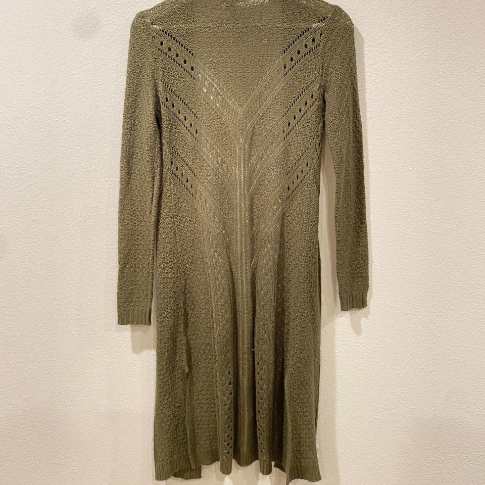 Arizona Jean Co. Arizona Jean Company Dark Green Knit Cardigan Size XS / US 0-2 / IT 36-38 - 1 Thumbnail