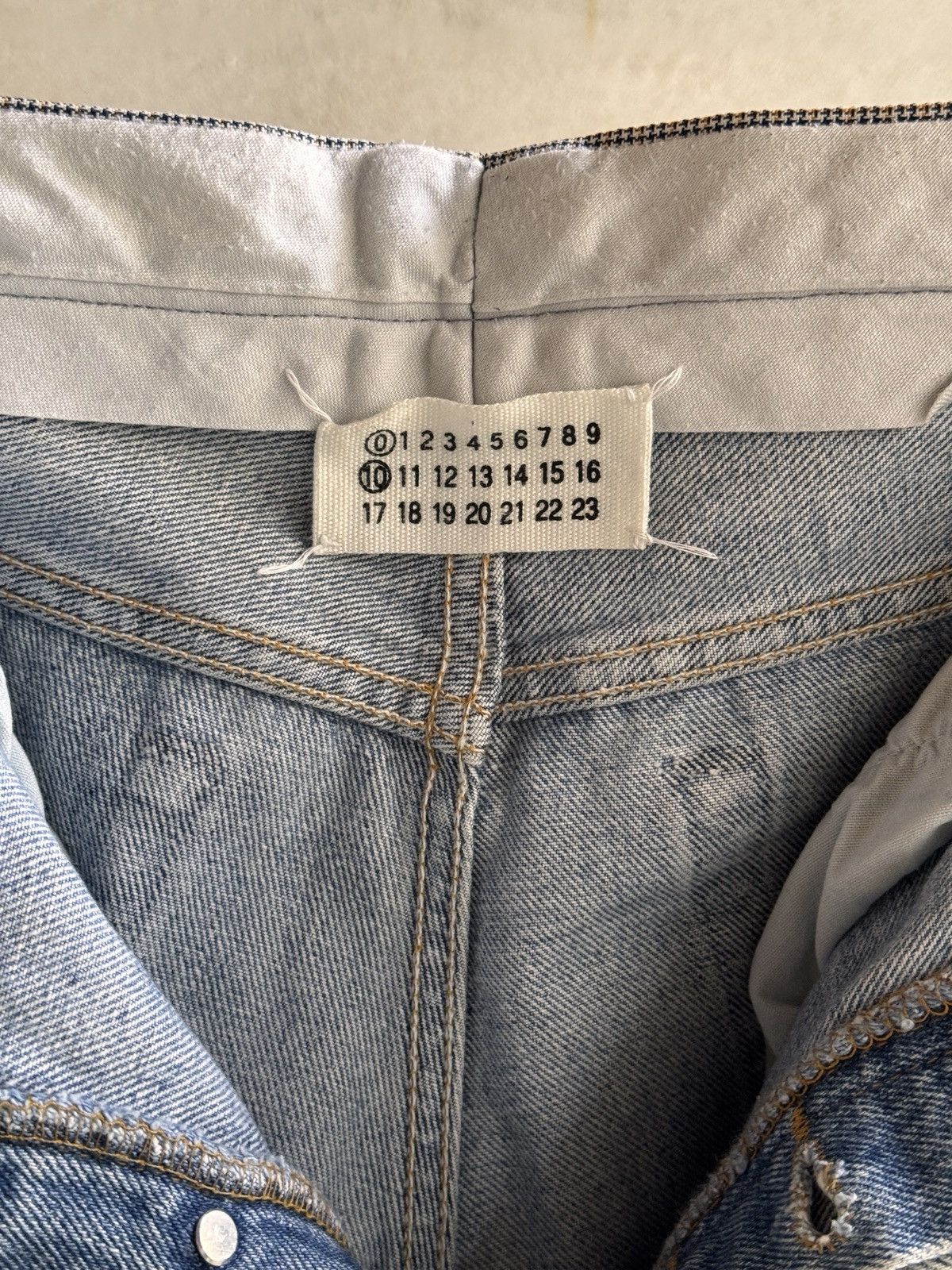 Maison Margiela Maison Martin Margiela 0 Artisanal Reworked Waistband Jeans Size US 32 / EU 48 - 2 Thumbnail