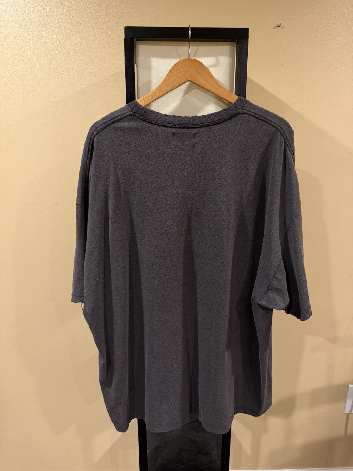 Gallery Dept. Gallery Dept Vintage Blank Wash Dust Black Distress T-Shirt Size US XXL / EU 58 / 5 - 2 Thumbnail