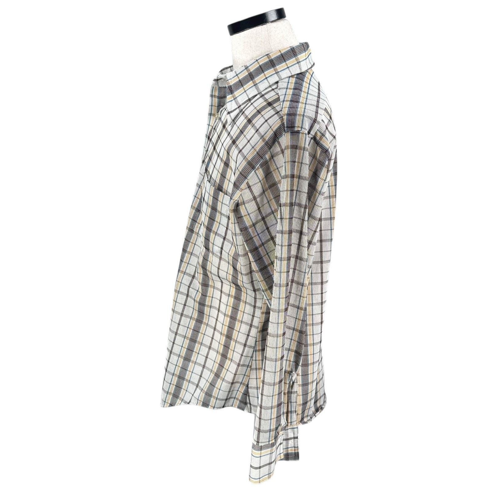 Other VTG BVD XKE Disco Shirt Mens Large Multi Plaid Collar Button Size US L / EU 52-54 / 3 - 4 Thumbnail