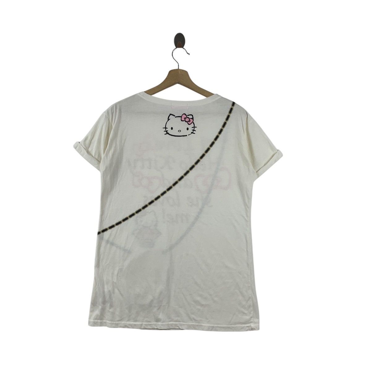 Vintage HELLO KITTY JAPAN 2016 Collection I Love Spell Out Tee Shirt Size S / US 4 / IT 40 - 5 Thumbnail