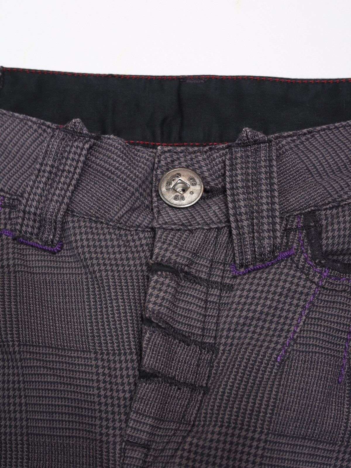 Marithe + Francois Girbaud Marithe Francois Girbaud Check Plaid Pants Trousers Gray Size 30" / US 8 / IT 44 - 8 Thumbnail
