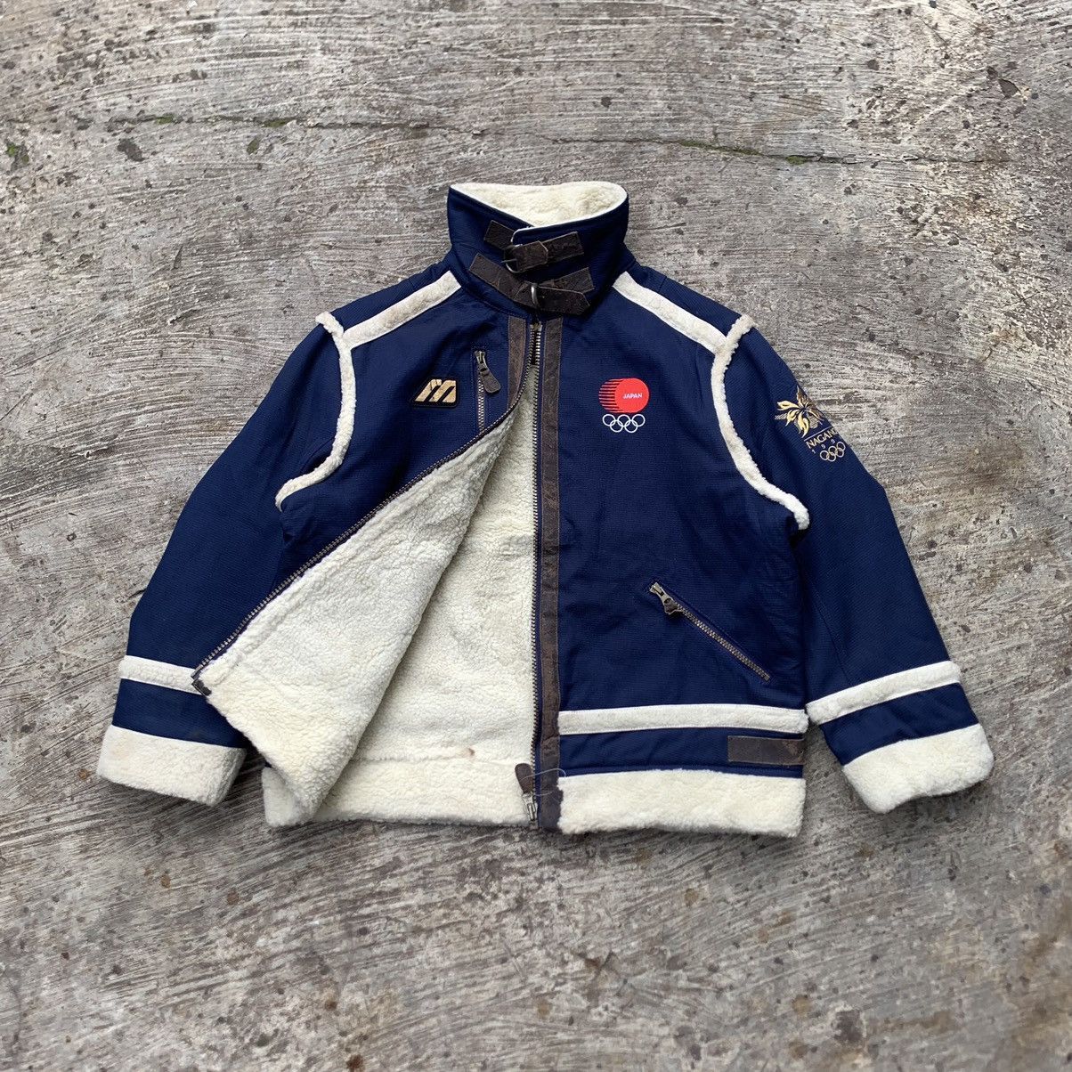 Mizuno Vintage 1998 Mizuno Nagano Olympic Sherpa Jacket Japan Size US S / EU 44-46 / 1 - 22 Thumbnail
