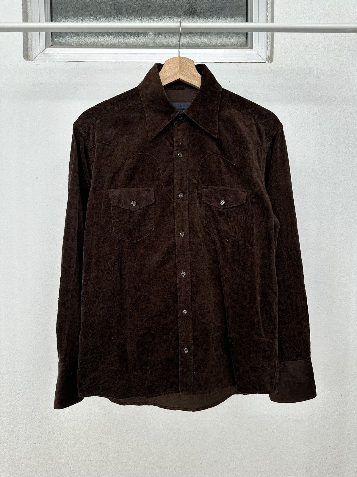 semanticdesign 2000's TAKA-Q ethnic couture corduroy shirt Size US M / EU 48-50 / 2 - 9 Thumbnail