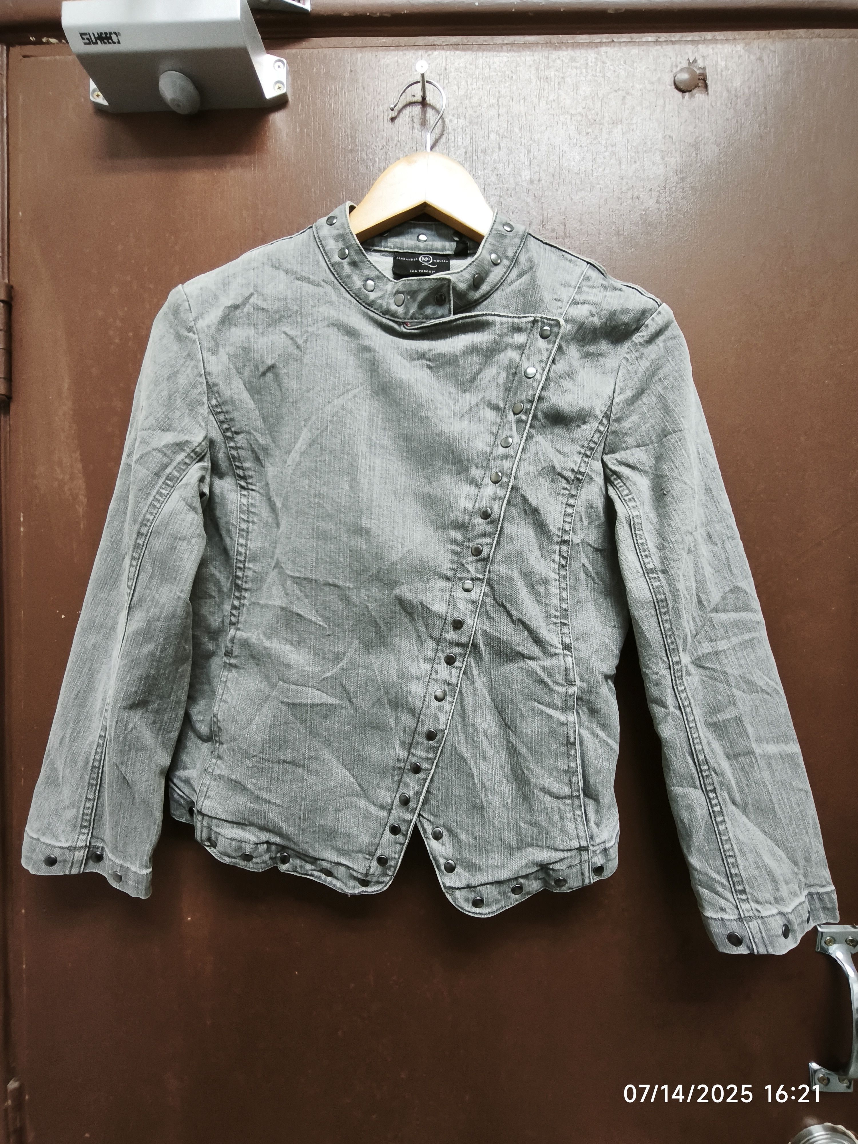 Alexander McQueen Alexander McQueen Denim Jacket Size S / US 4 / IT 40 - 2 Thumbnail