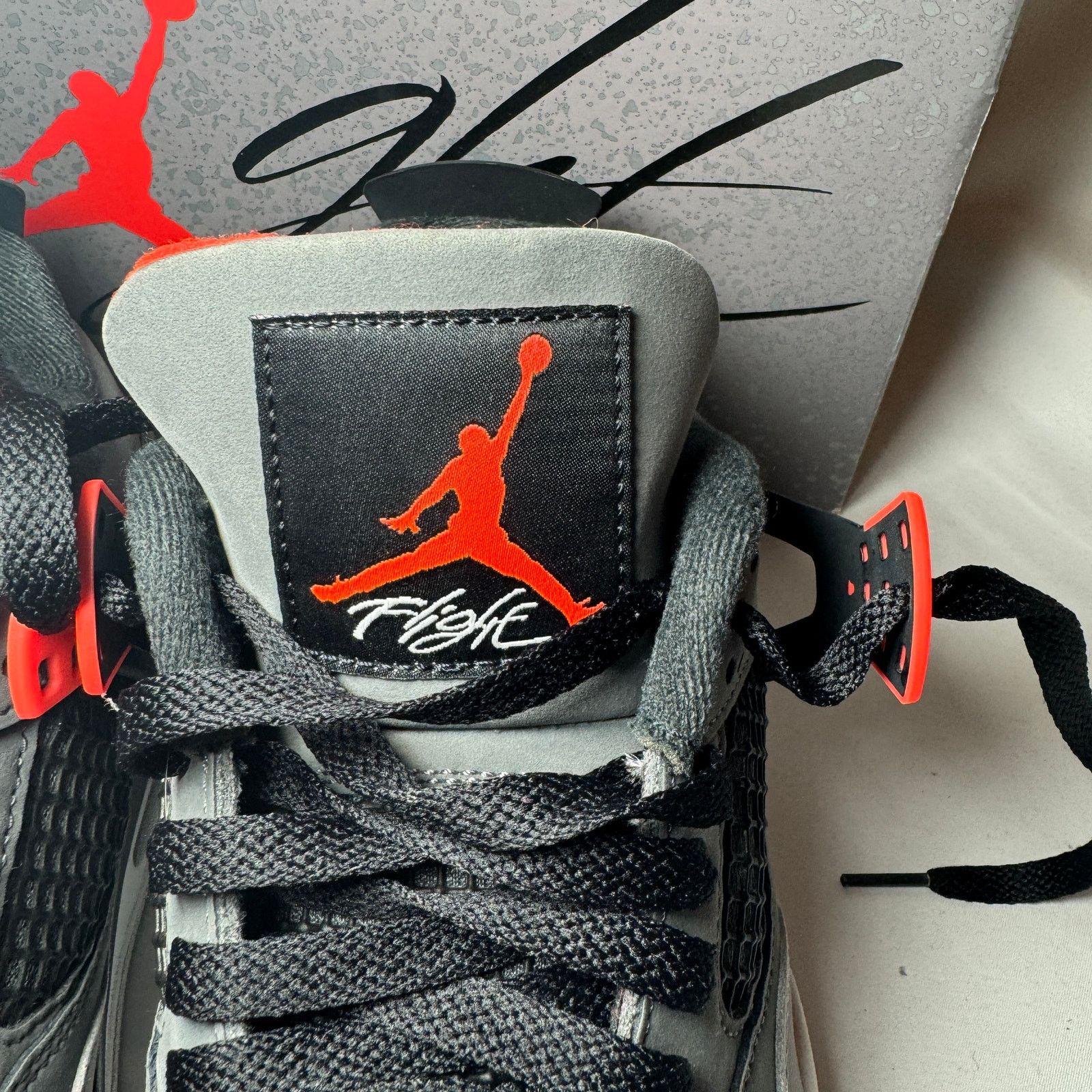 Jordan Brand × Nike Size 10 - Nike Air Jordan 4 Retro Infrared Men's Shoes Size US 10 / EU 43 - 7 Thumbnail