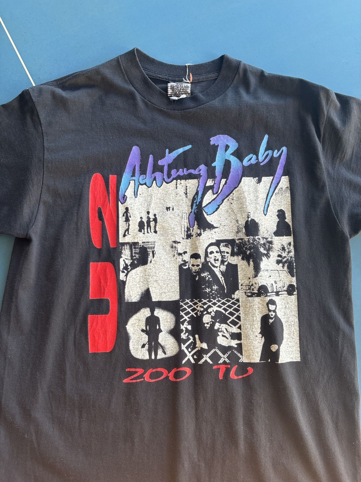 Harley Davidson U2 Achtung Baby Size US XL / EU 56 / 4 - 3 Thumbnail