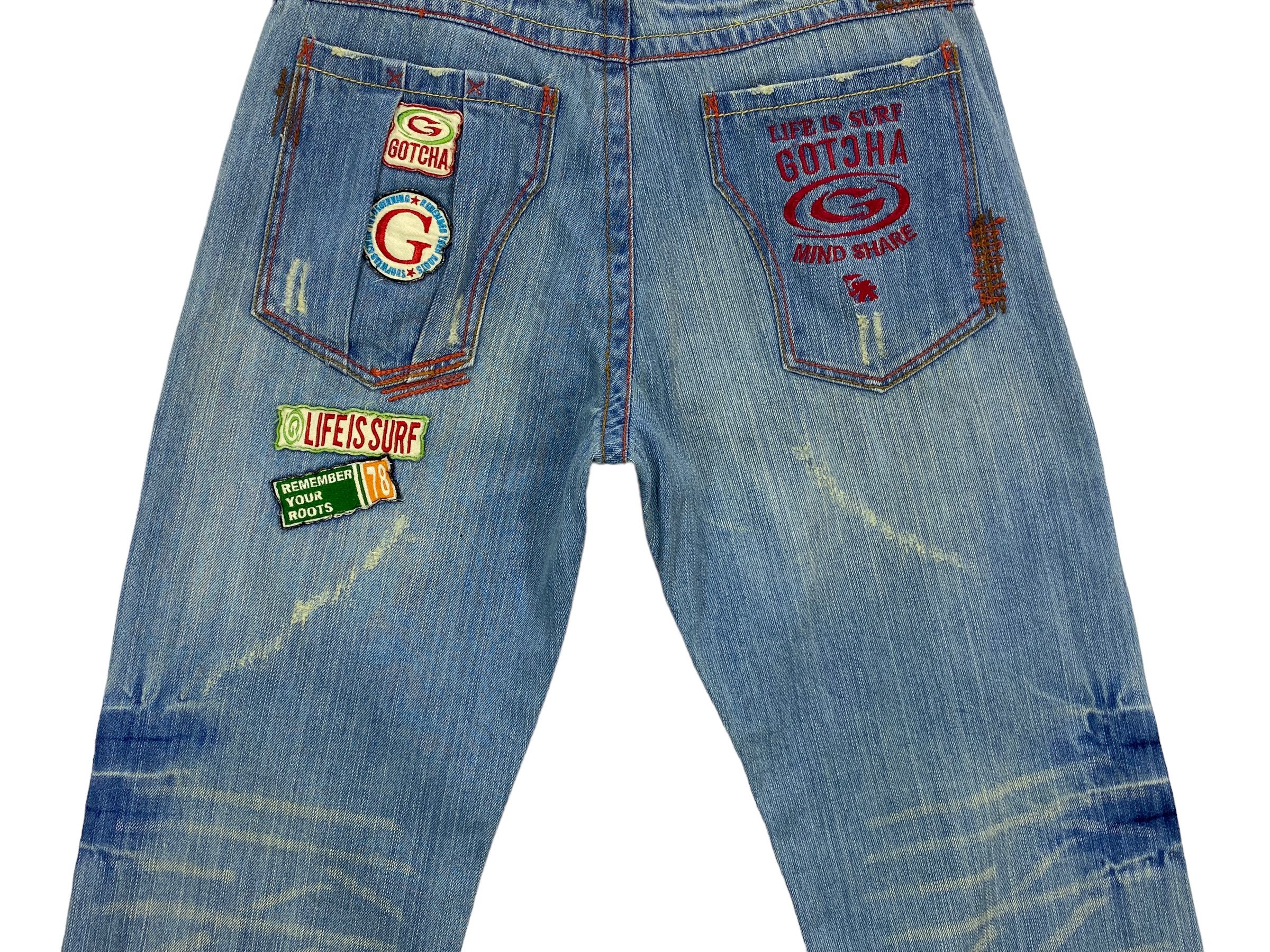 Gotcha × Japanese Brand Gotcha Jeans Gotcha Hip Hop Surf Pants Size US 32 / EU 48 - 7 Thumbnail
