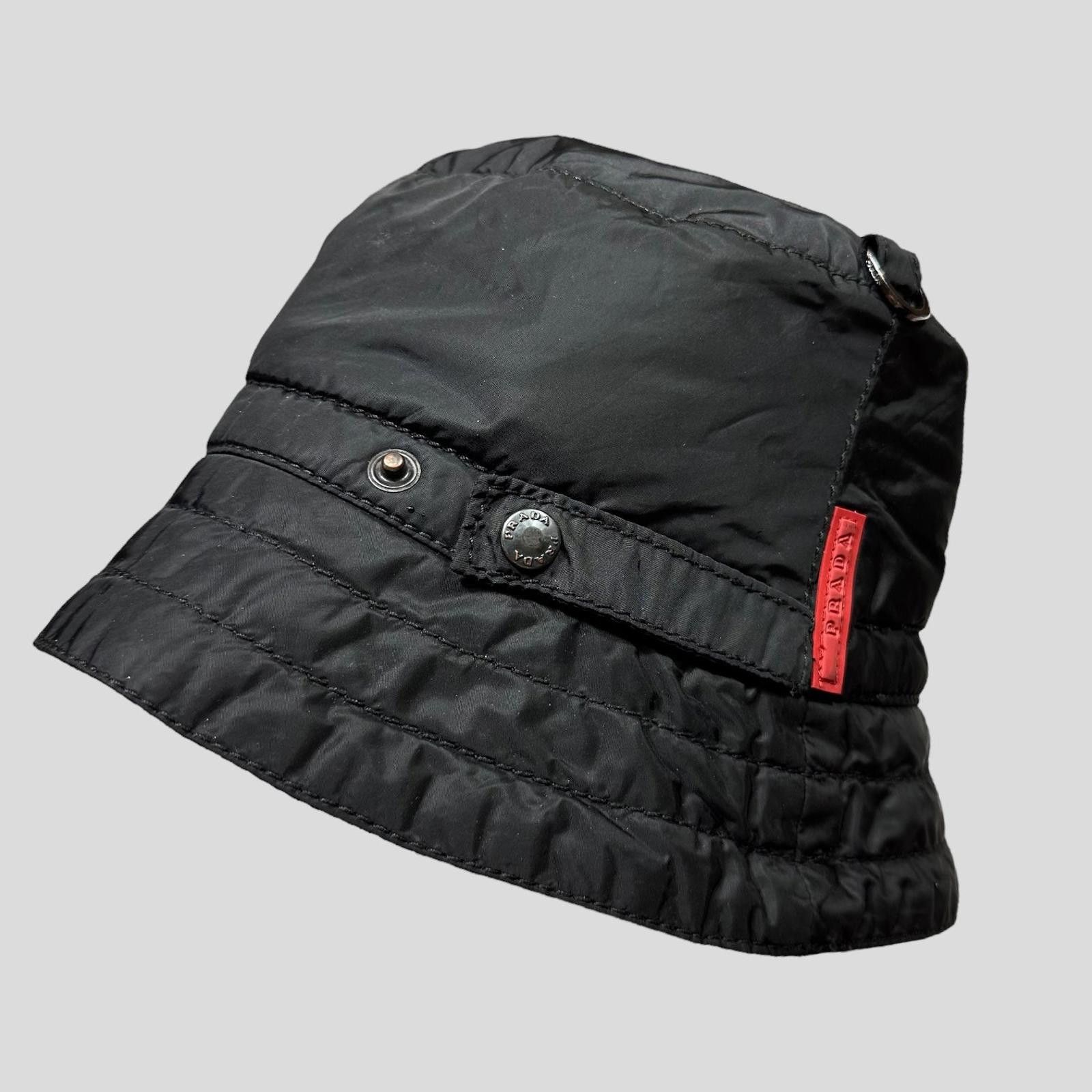 Prada Prada Sport 00’s Nylon Fleece Dog Ear Bucket Hat - M/L Size ONE SIZE - 3 Thumbnail