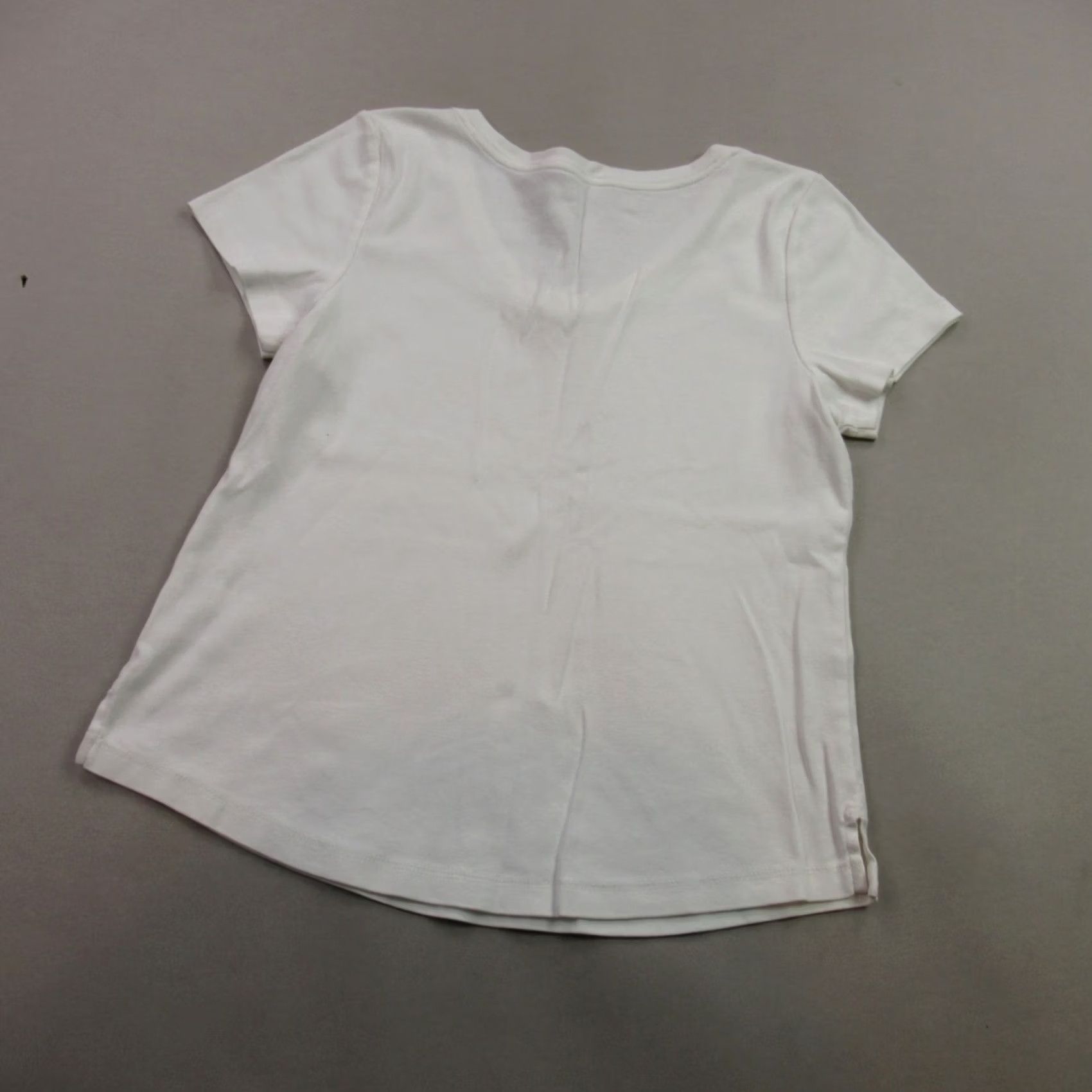 J. Jill J Jill Shirt Womens Medium Petite Short Sleeve Pullover Lightweight V Neck White - T-Shirt - 100% Cotton - Regular Fit Size M / US 6-8 / IT 42-44 - 6 Thumbnail