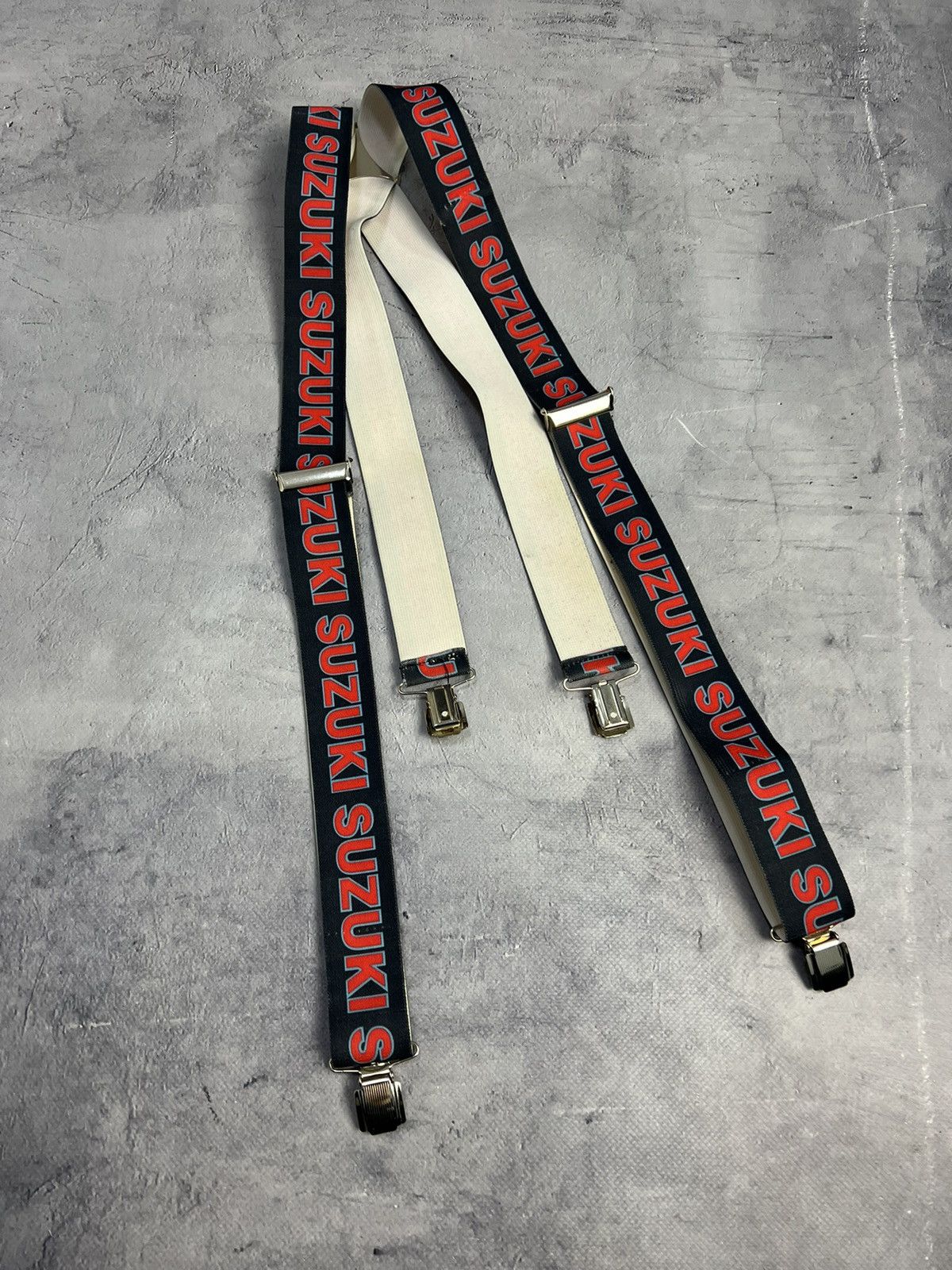Suzuki Print Suspenders Y2K