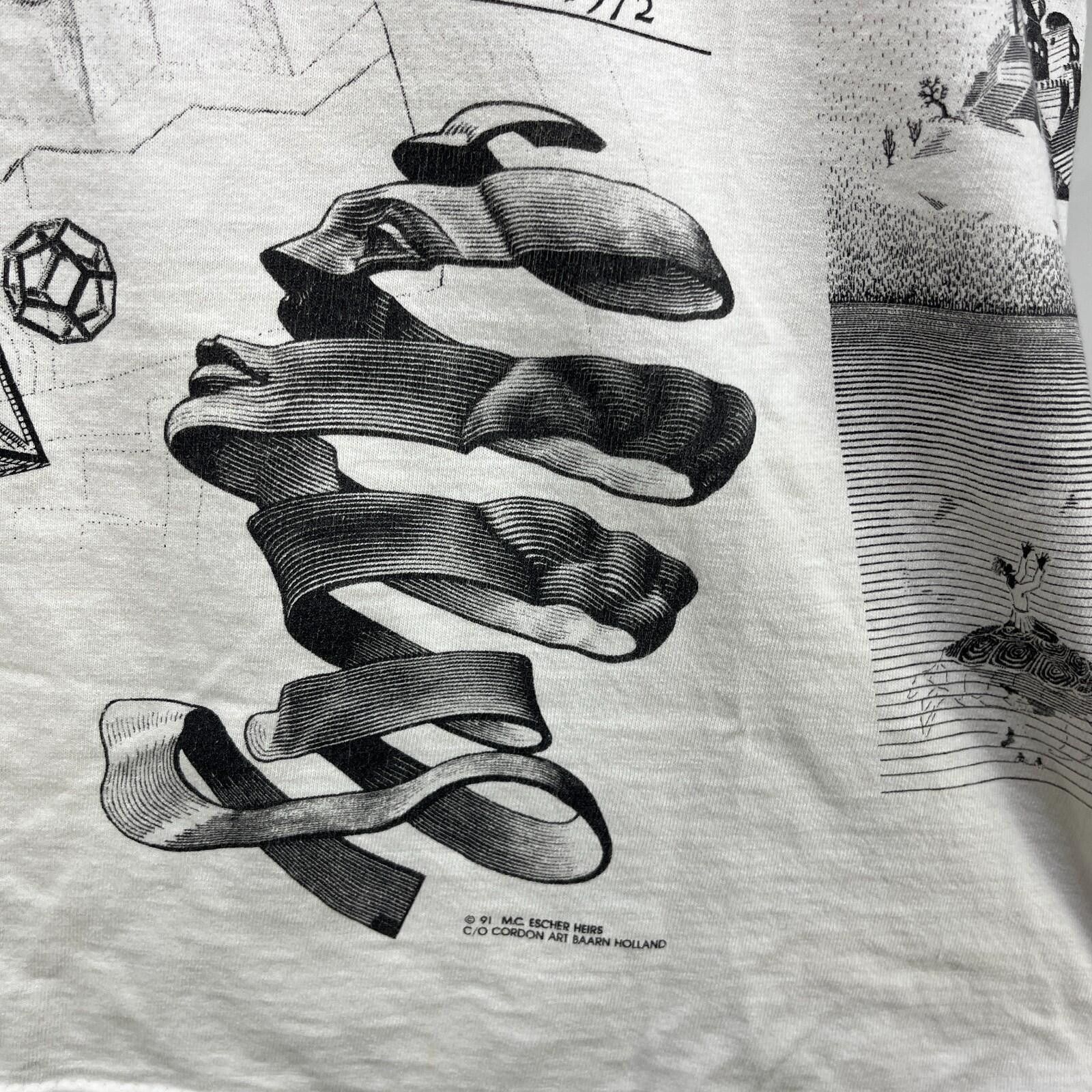 Vintage Vintage 90s MC Escher Double Sided Art T Shirt Large Size US L / EU 52-54 / 3 - 6 Thumbnail