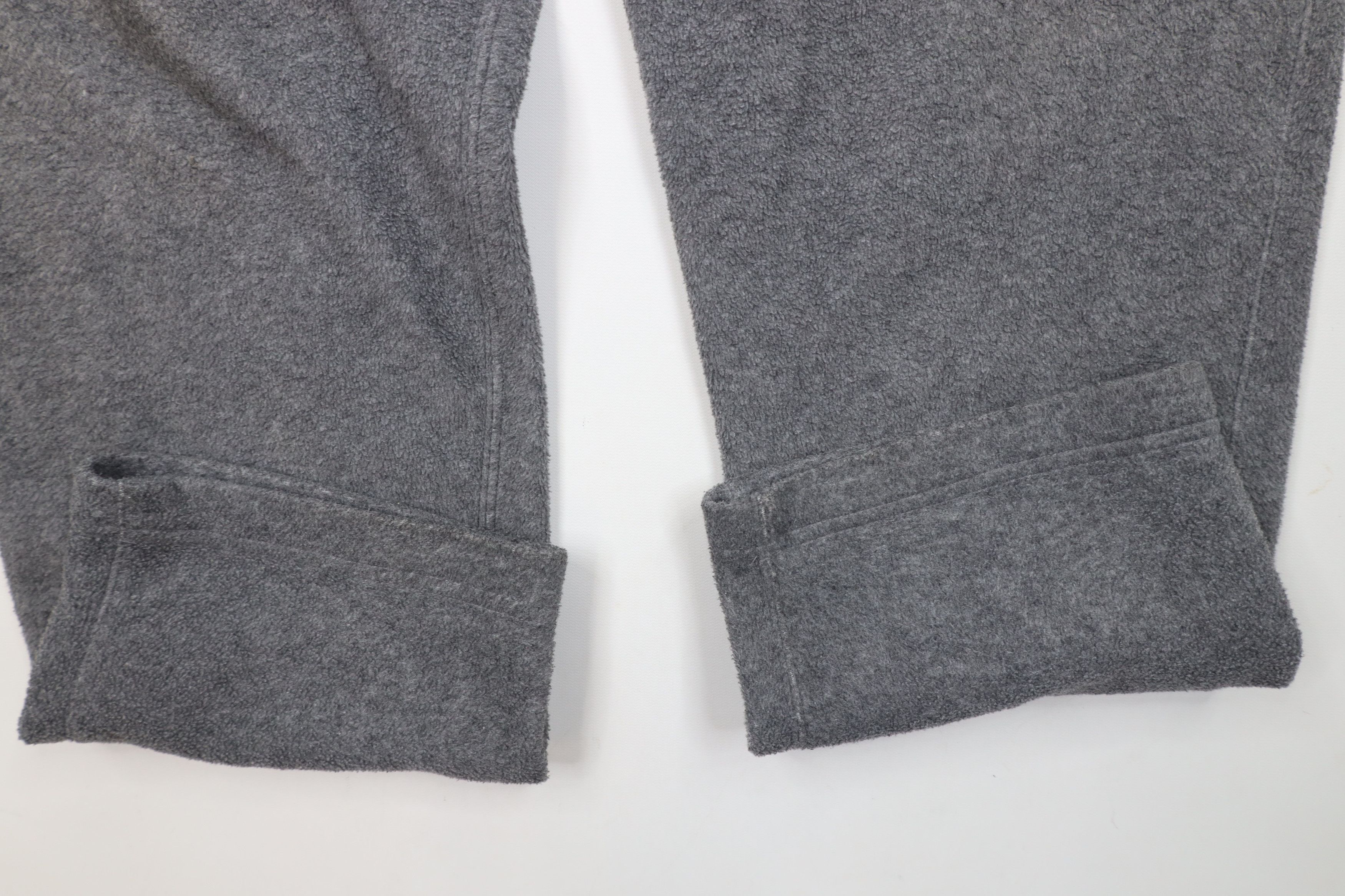 Gap × Vintage Vintage 90s Gap Wide Leg Fleece Sweatpants Pants Gray USA Size US 38 / EU 54 - 5 Thumbnail