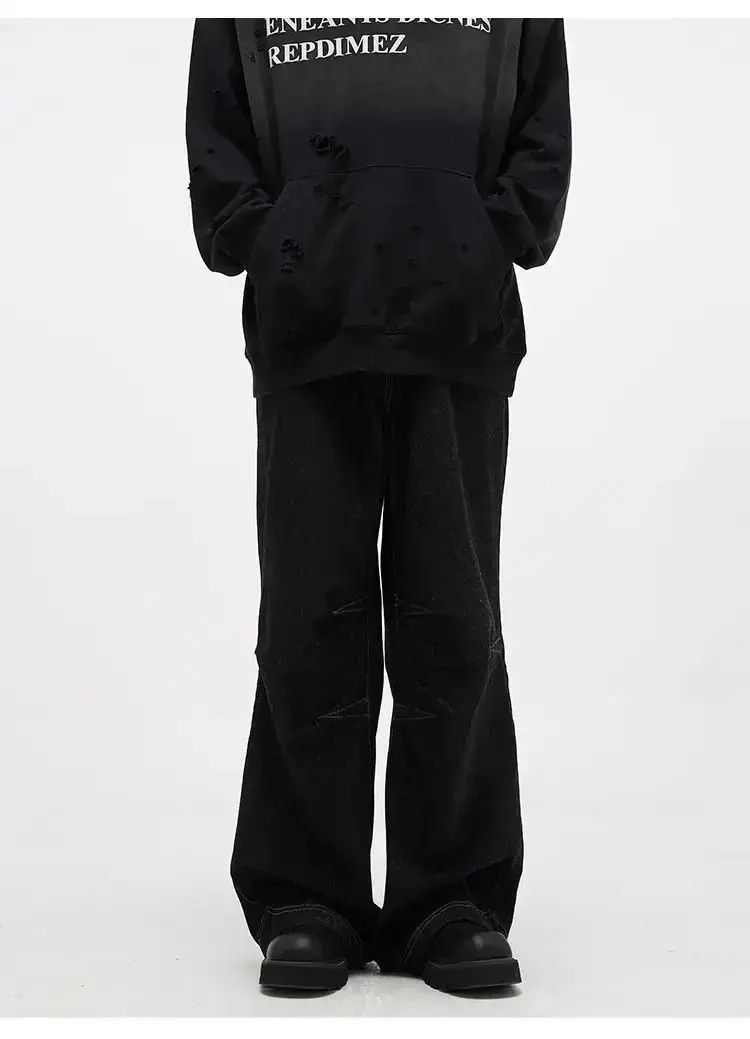 Japanese Brand Retro loose fitting jeans Size US 30 / EU 46 - 2 Thumbnail