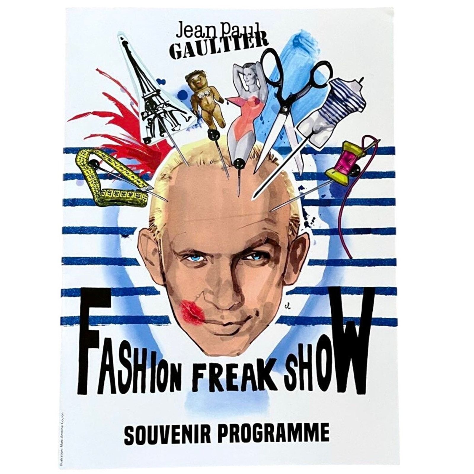 Japanese Brand × Jean Paul Gaultier × Vintage Jean Paul Gaultier London Fashion Freak Show pamphlet Size ONE SIZE - 1 Preview