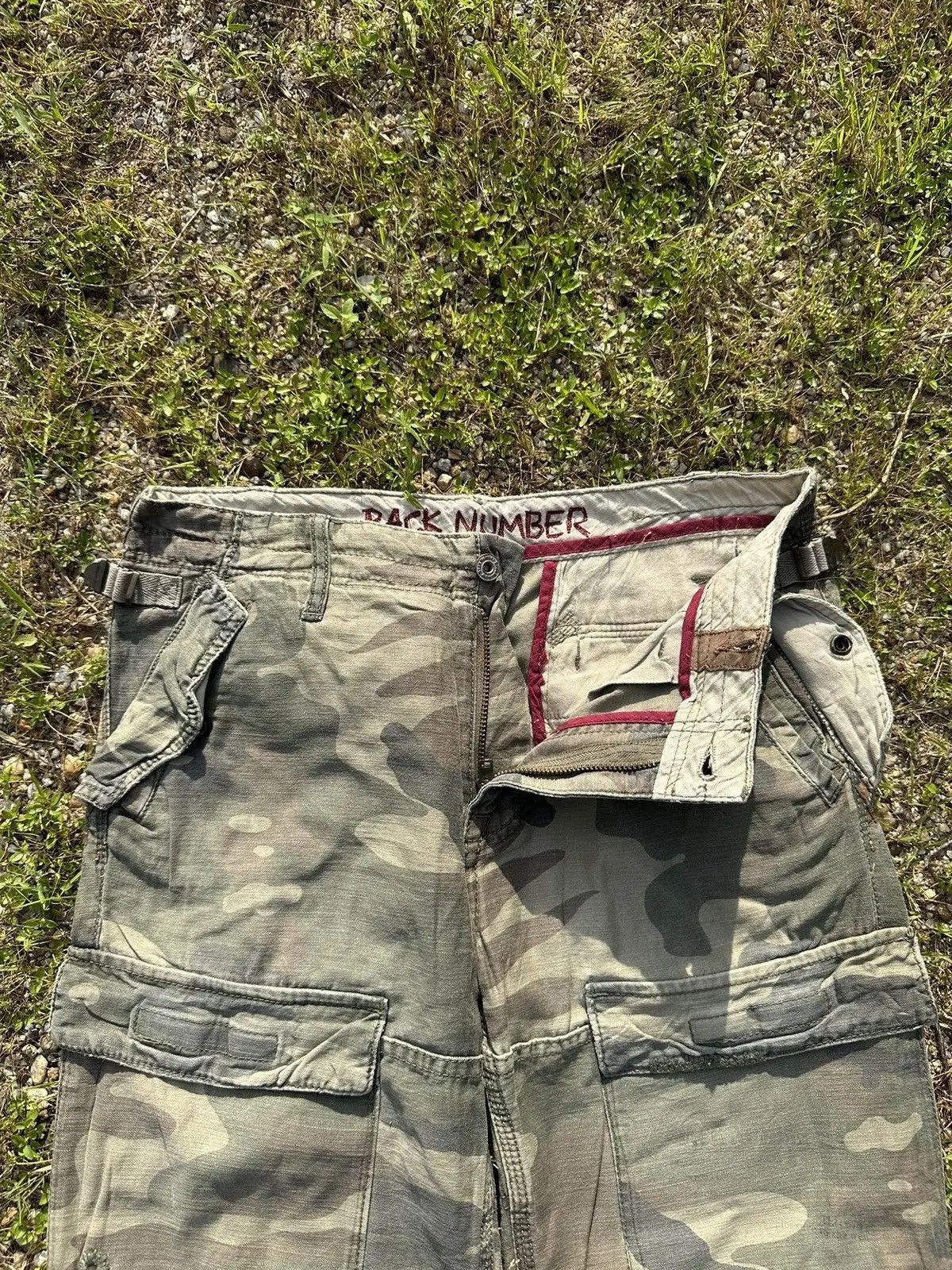 Army Of Me Vintage BACK NUMBER Japan Camouflage Military Tactical Pants Size US 32 / EU 48 - 8 Thumbnail