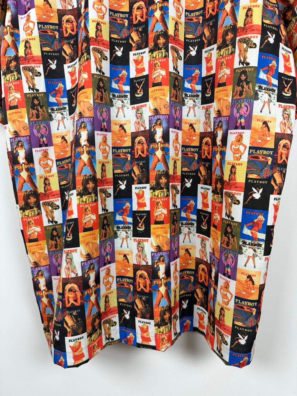 Playboy Vintage Playboy Magazine Cover All Over Print Button Shirt Size US L / EU 52-54 / 3 - 18 Thumbnail