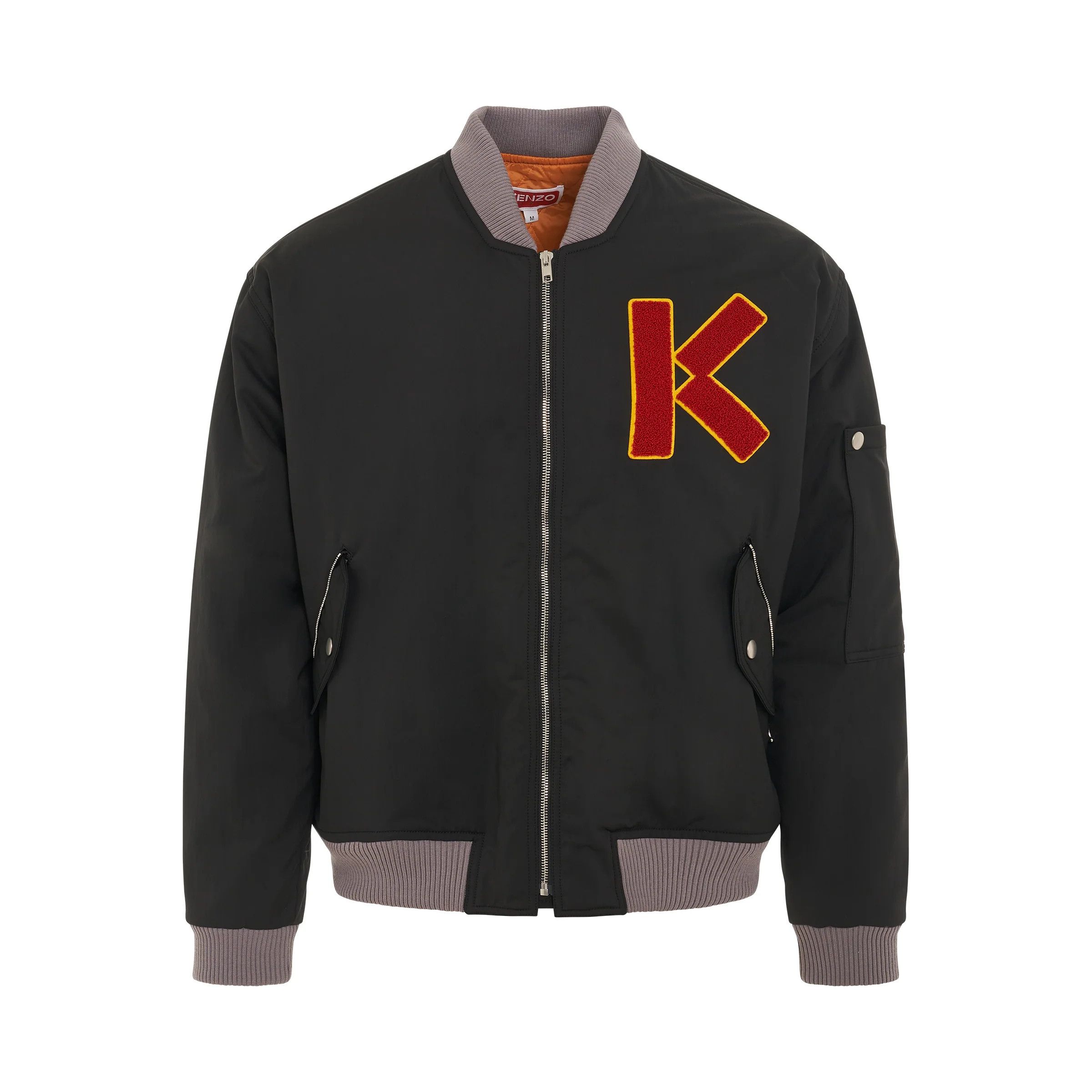 Kenzo o1mris0824 Bomber Jacket in Black Size US L / EU 52-54 / 3 - 1 Thumbnail