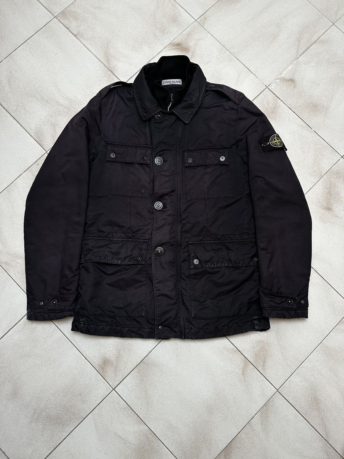 image of Military Hacker Stone Island in Black, Men's (Size Medium)