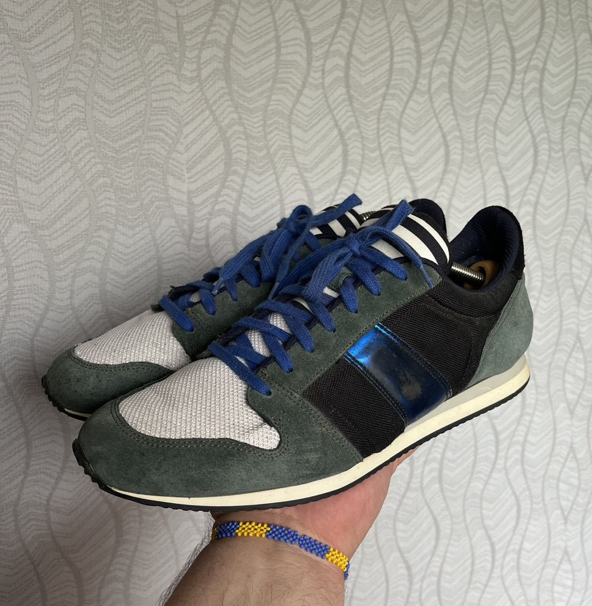 AMI AMI Alexandre Mattiussi Suede Low Trainers Sneakers Size US 11.5 / EU 44-45 - 2 Thumbnail