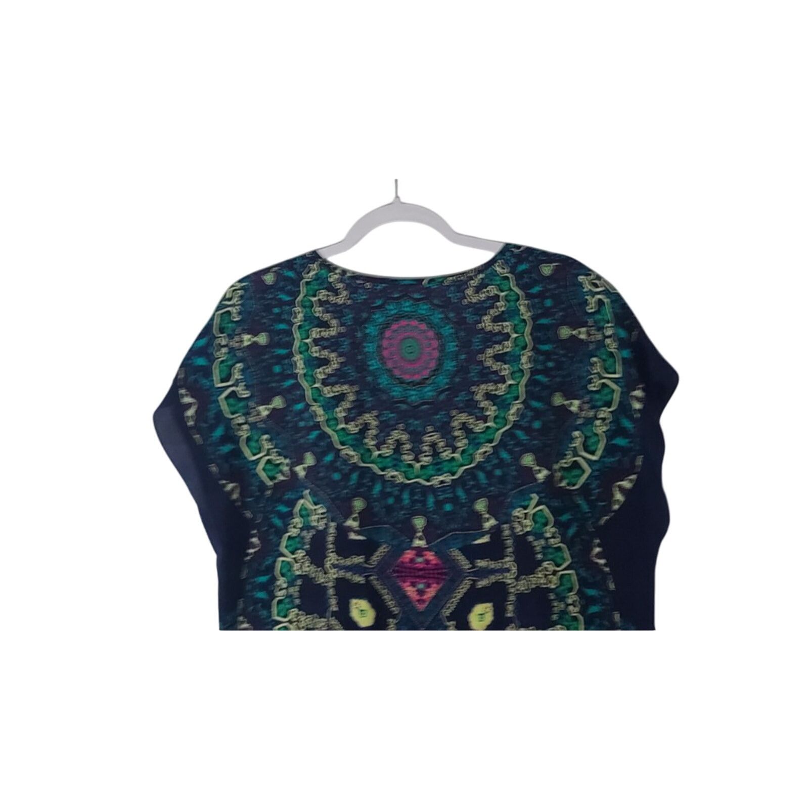 Anthropologie Anthropologie Maeve Geometric Medallion Silk Dress XS Size XS / US 0-2 / IT 36-38 - 7 Thumbnail