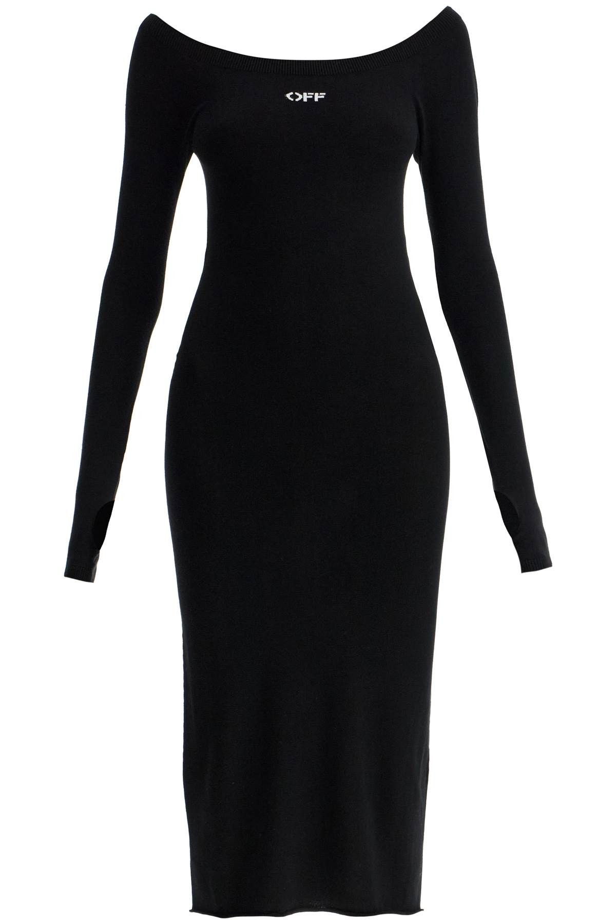 Off-White OFF-WHITE Lightweight Knit Midi Dress Size S / US 4 / IT 40 - 1 Thumbnail