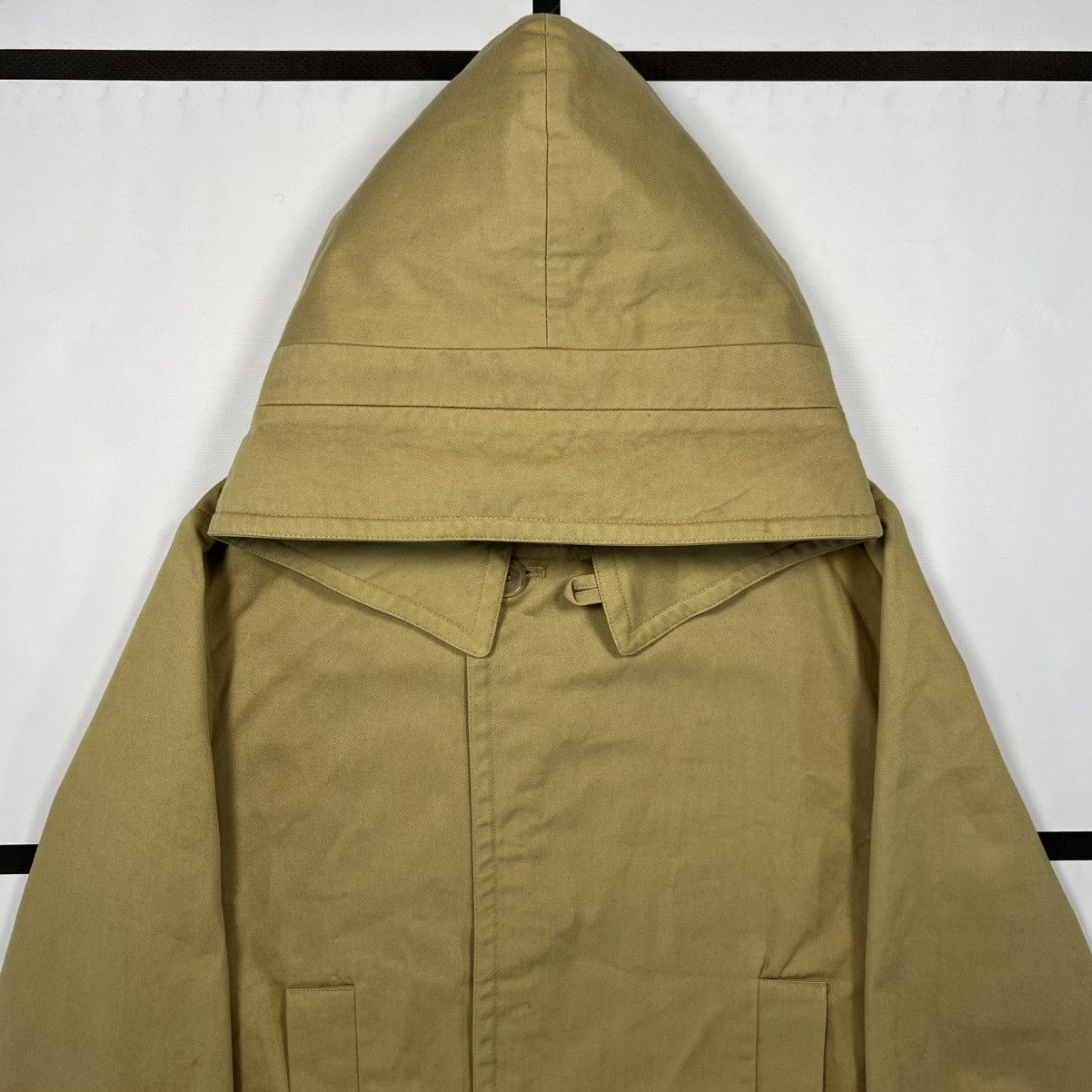 Bless |[ BLESS Nº42 Beige Cotton “Hoodjacket” Bomber ]| Size US S / EU 44-46 / 1 - 3 Thumbnail