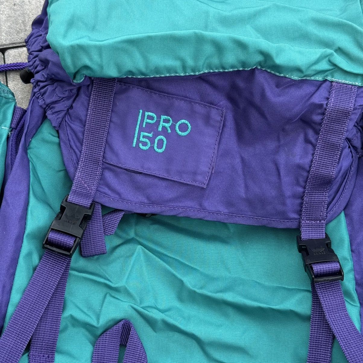 Adidas CRAZY! Adidas Retro 90s Pro 50 Himalaya Backpack Hiking Rare Size ONE SIZE - 3 Thumbnail