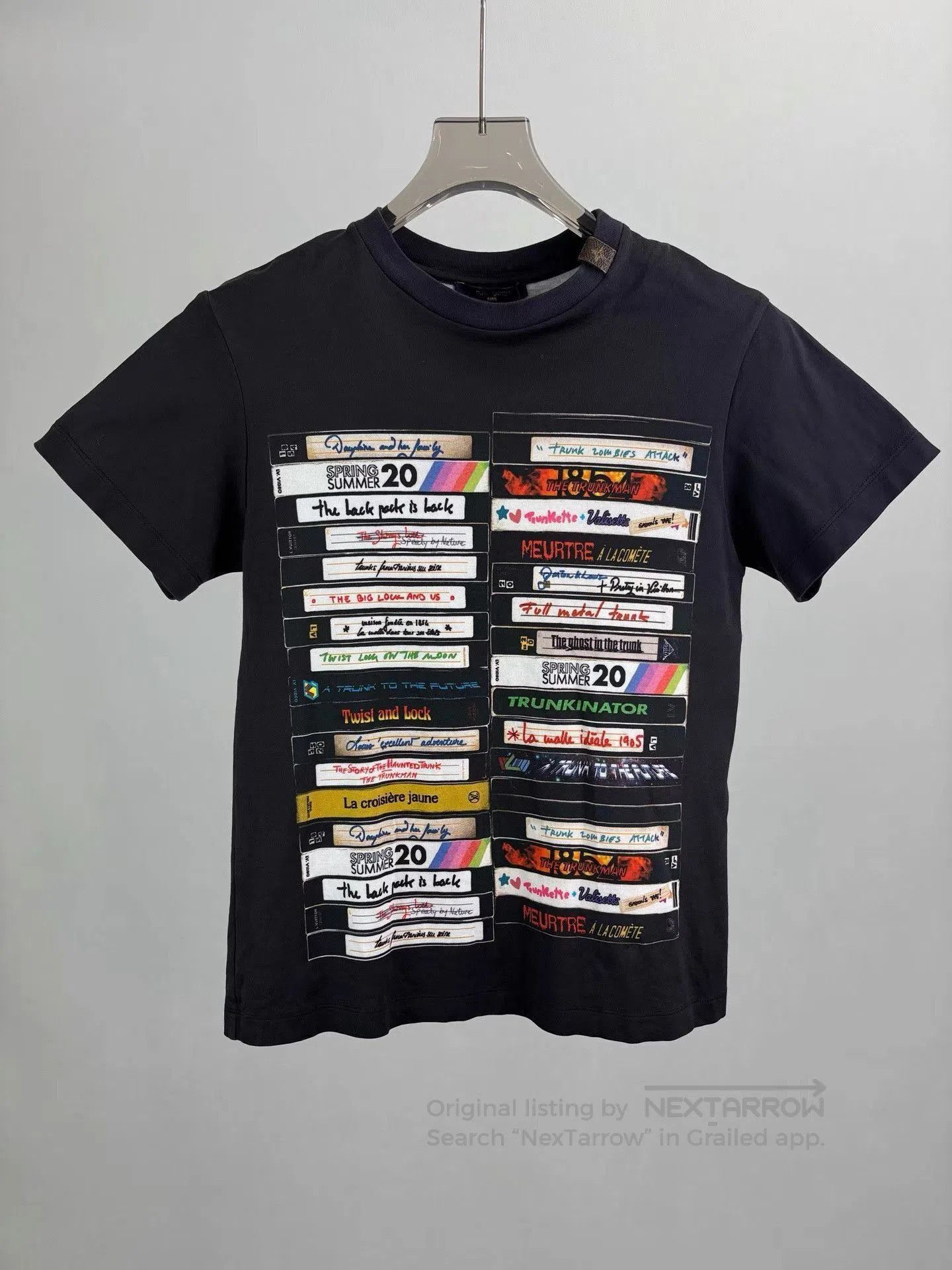 Louis Vuitton Black Short Sleeve Graphic Movie Tape Print Shirt. Size US S / EU 44-46 / 1 - 1 Thumbnail