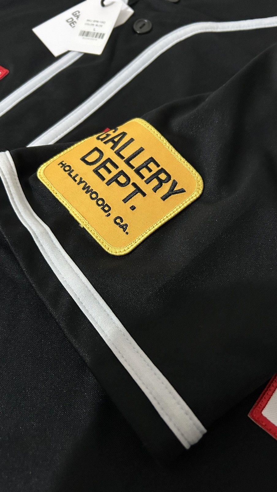 Gallery Dept. Gallery Dept Echo Park Baseball Jersey Black DEPT Large Size US L / EU 52-54 / 3 - 9 Thumbnail