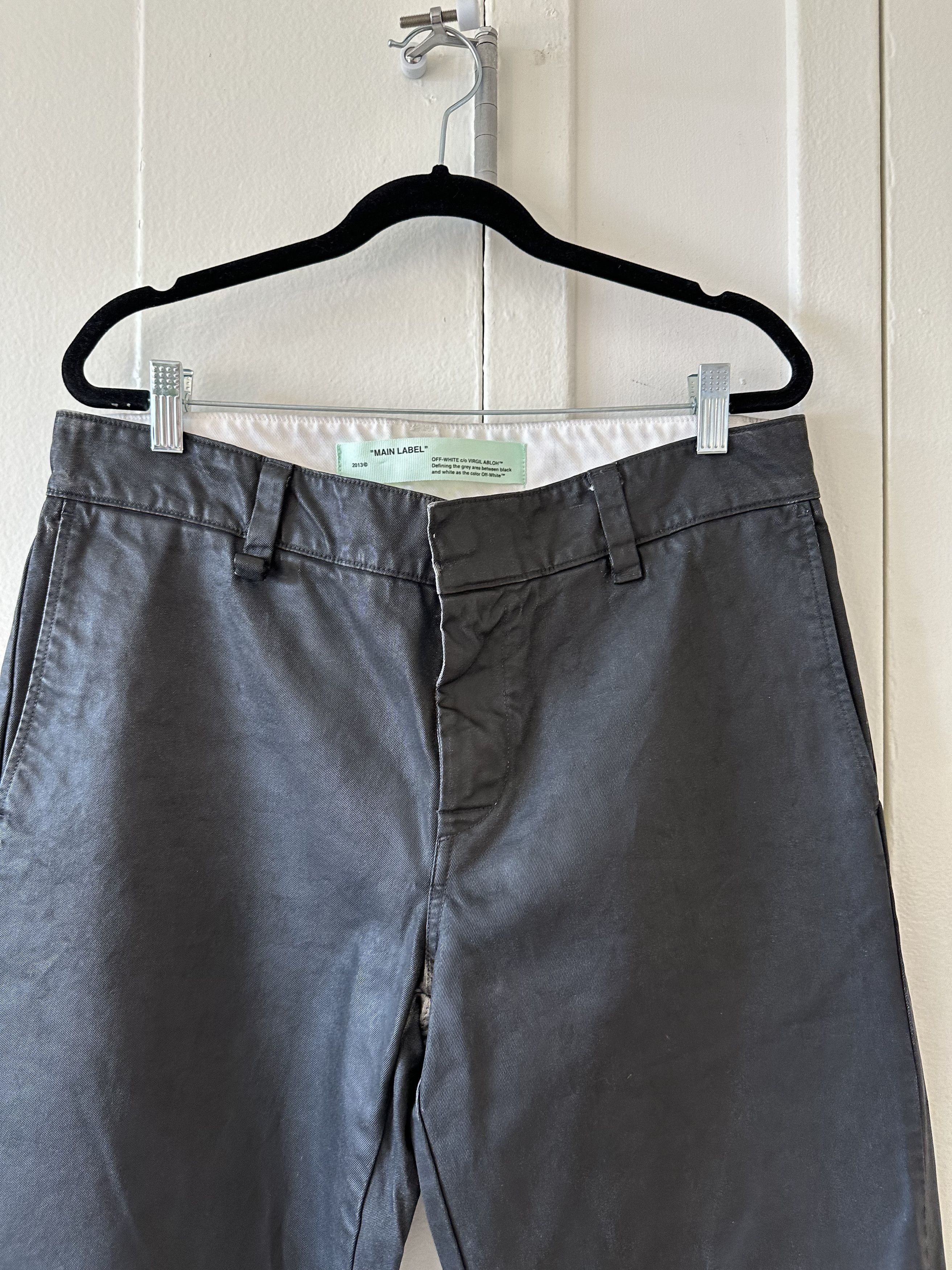 Off-White Off-White Canvas Work Pants Size US 34 / EU 50 - 2 Thumbnail