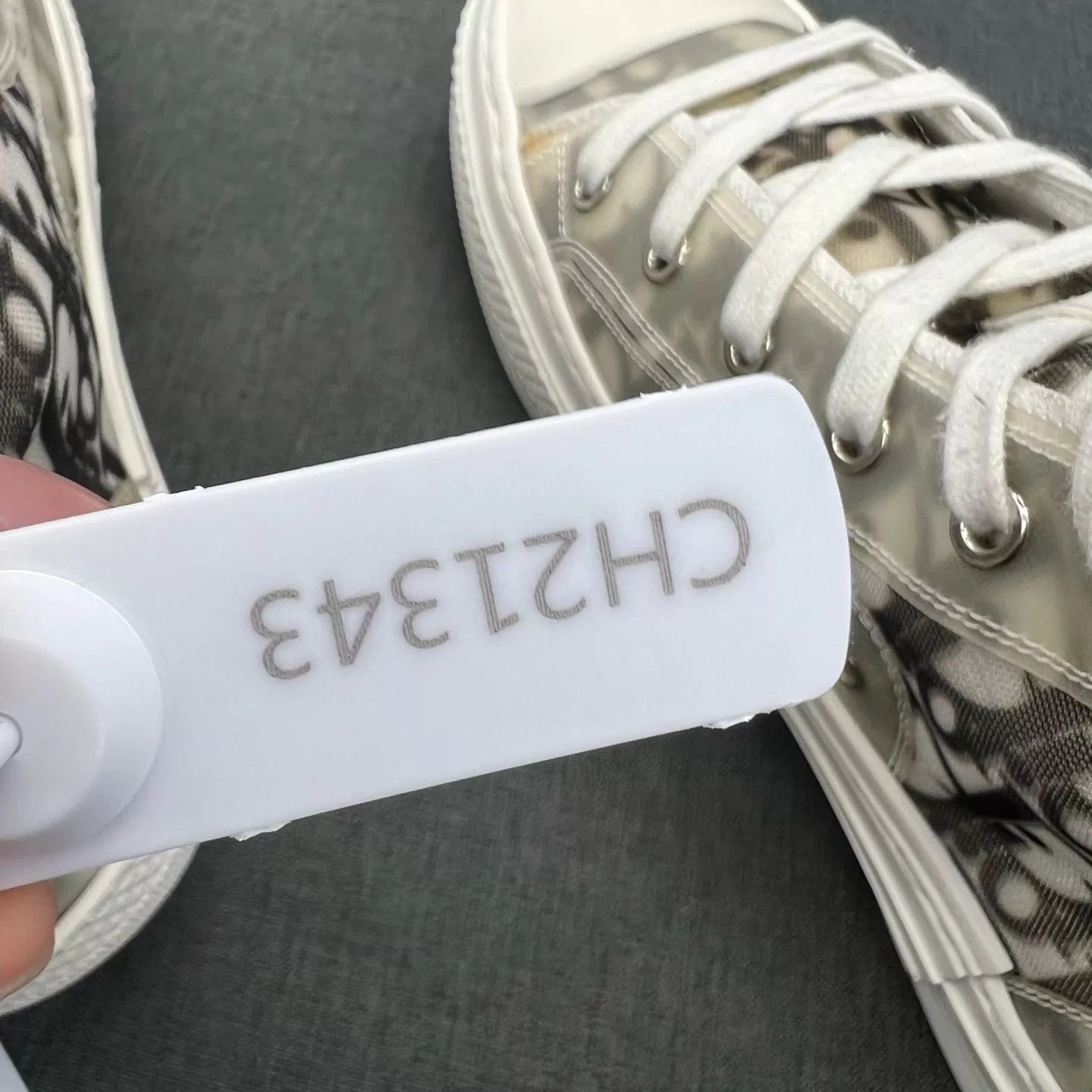 Dior Dior B23 Black White All-Over Print Sneakers 40 New Boxed Size US 7 / EU 40 - 9 Thumbnail