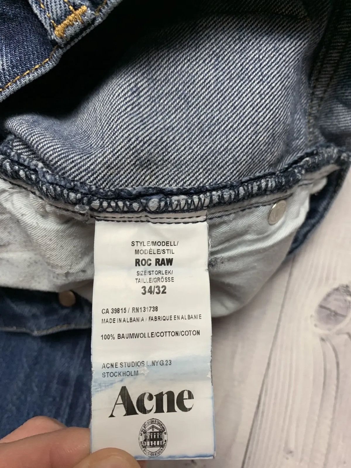 Acne Studios Acne studios denim jeans size W34 L32 Size US 34 / EU 50 - 10 Thumbnail