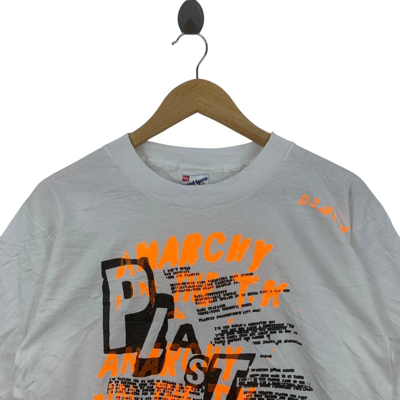 Vintage Vintage 90’ PLASTICS ANARCHY IN THE UK Punk Tee Shirt Size US M / EU 48-50 / 2 - 5 Thumbnail