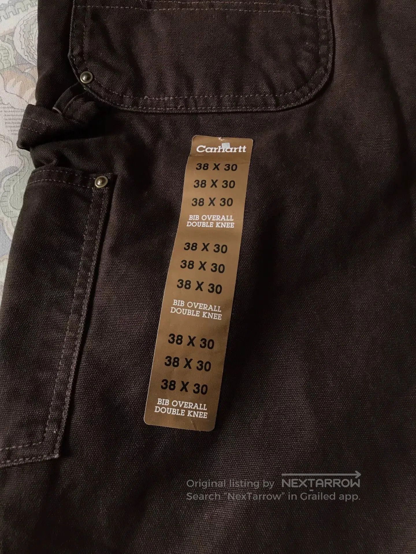 Carhartt Carhartt R27 Washed Canvas Overalls. Size US 38 / EU 54 - 8 Thumbnail