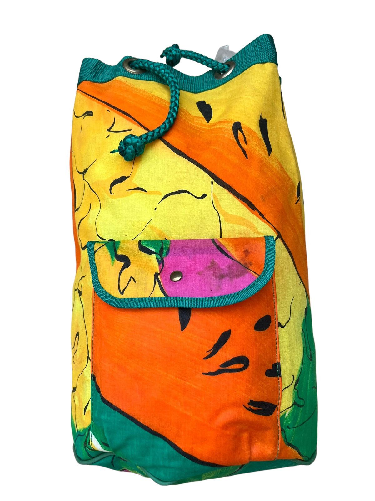 GianMarco Venturi RARE!!! Vintage Gian Marco Venturi Psychedelic Bucket Bag Size ONE SIZE - 10 Thumbnail