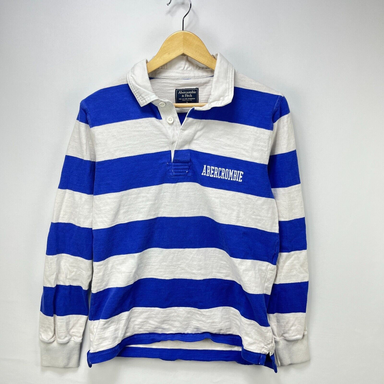 Abercrombie & Fitch × Vintage Vintage Abercrombie Rugby Long Sleeve Shirt Medium Size US M / EU 48-50 / 2 - 1 Thumbnail