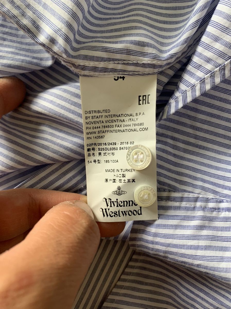 Vivienne Westwood Vivienne Westwood striped Shirt Size US L / EU 52-54 / 3 - 8 Thumbnail