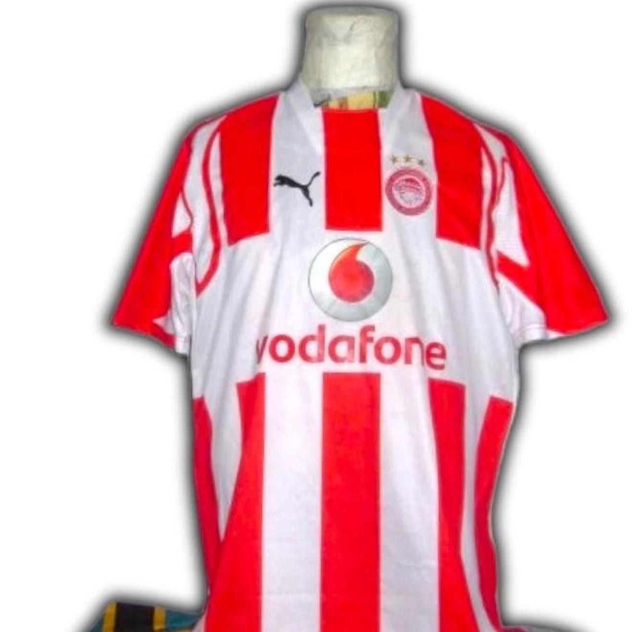 Puma Olympiacos Piraeus Attica Greece 2007 2008 Home Shirt Jersey Size US L / EU 52-54 / 3 - 1 Thumbnail