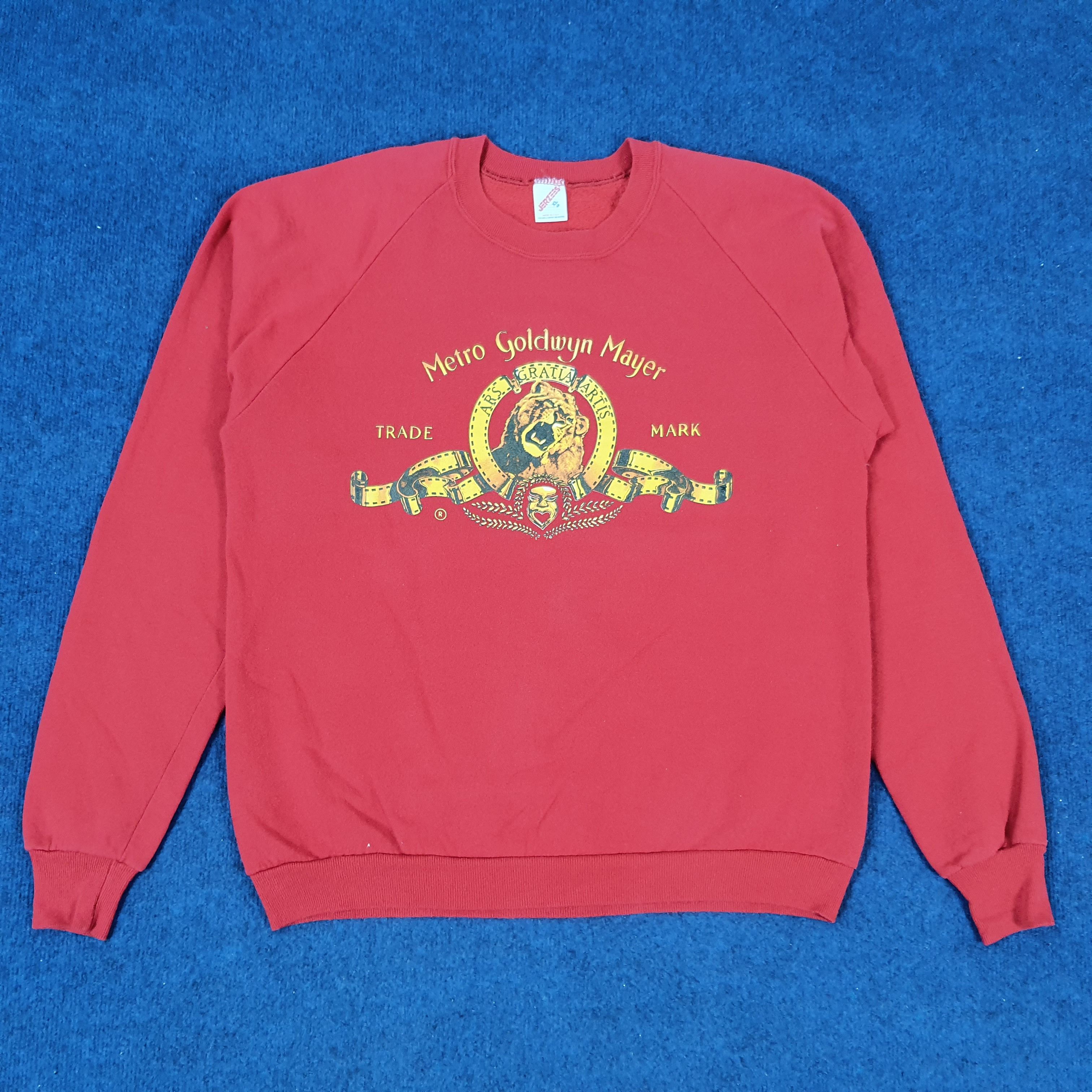 Vintage Vintage Metro Goldwyn Mayer America Movie Company Sweatshirt Size US M / EU 48-50 / 2 - 1 Thumbnail
