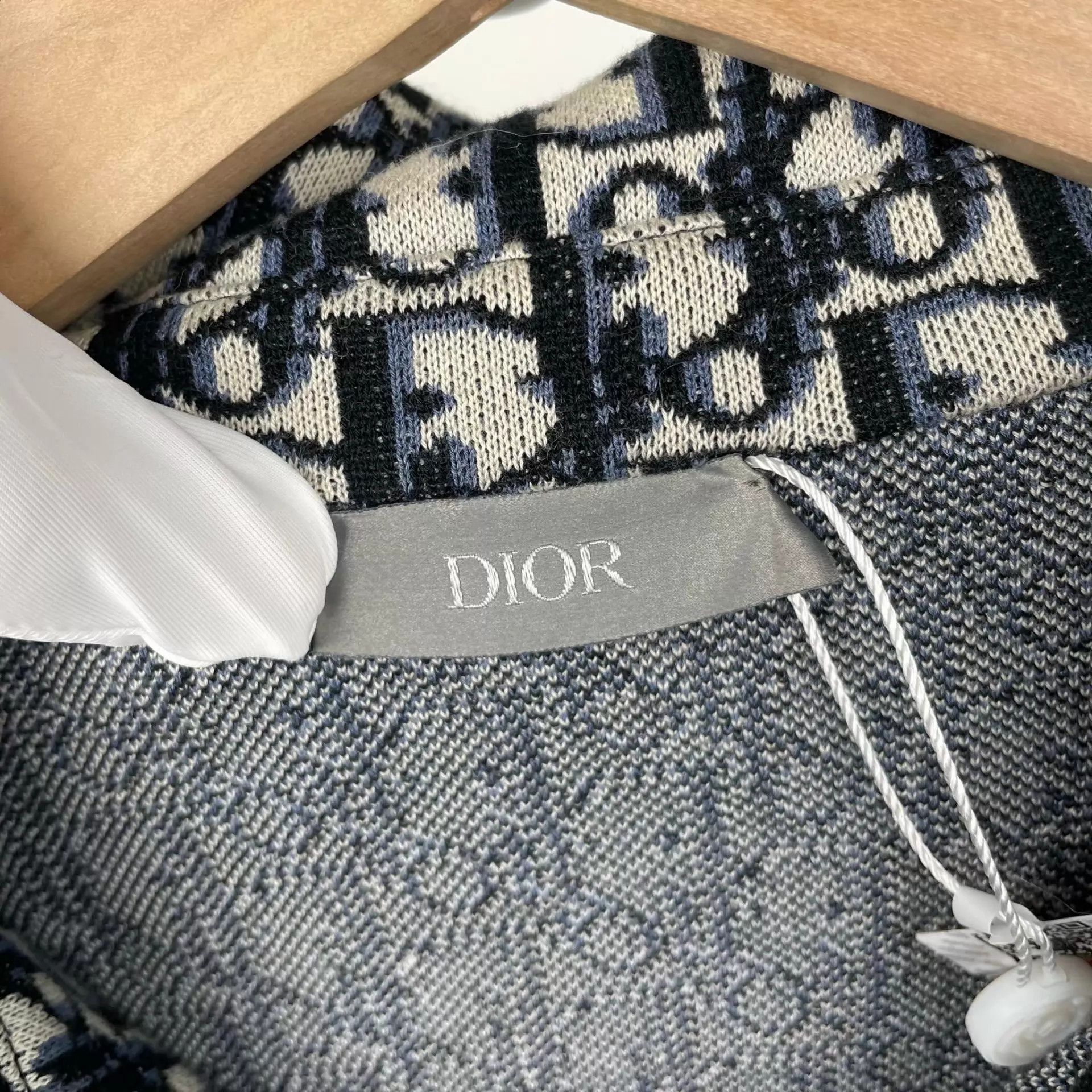 Dior Dior Cotton All-Over Print Gray M Jacket Size US L / EU 52-54 / 3 - 3 Thumbnail