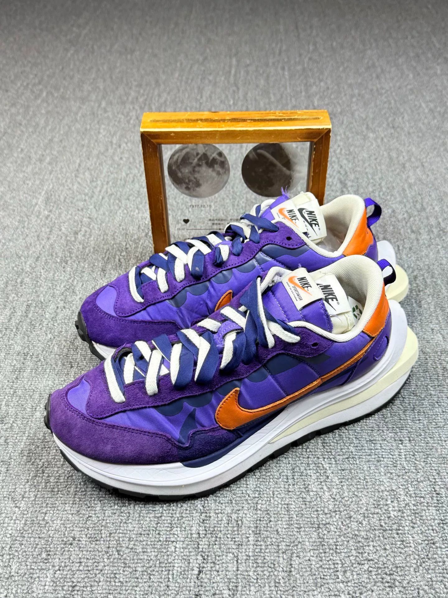 Sacai Sacai Purple Lowtop Sneakers 11 Men Size US 11 / EU 44 - 1 Thumbnail