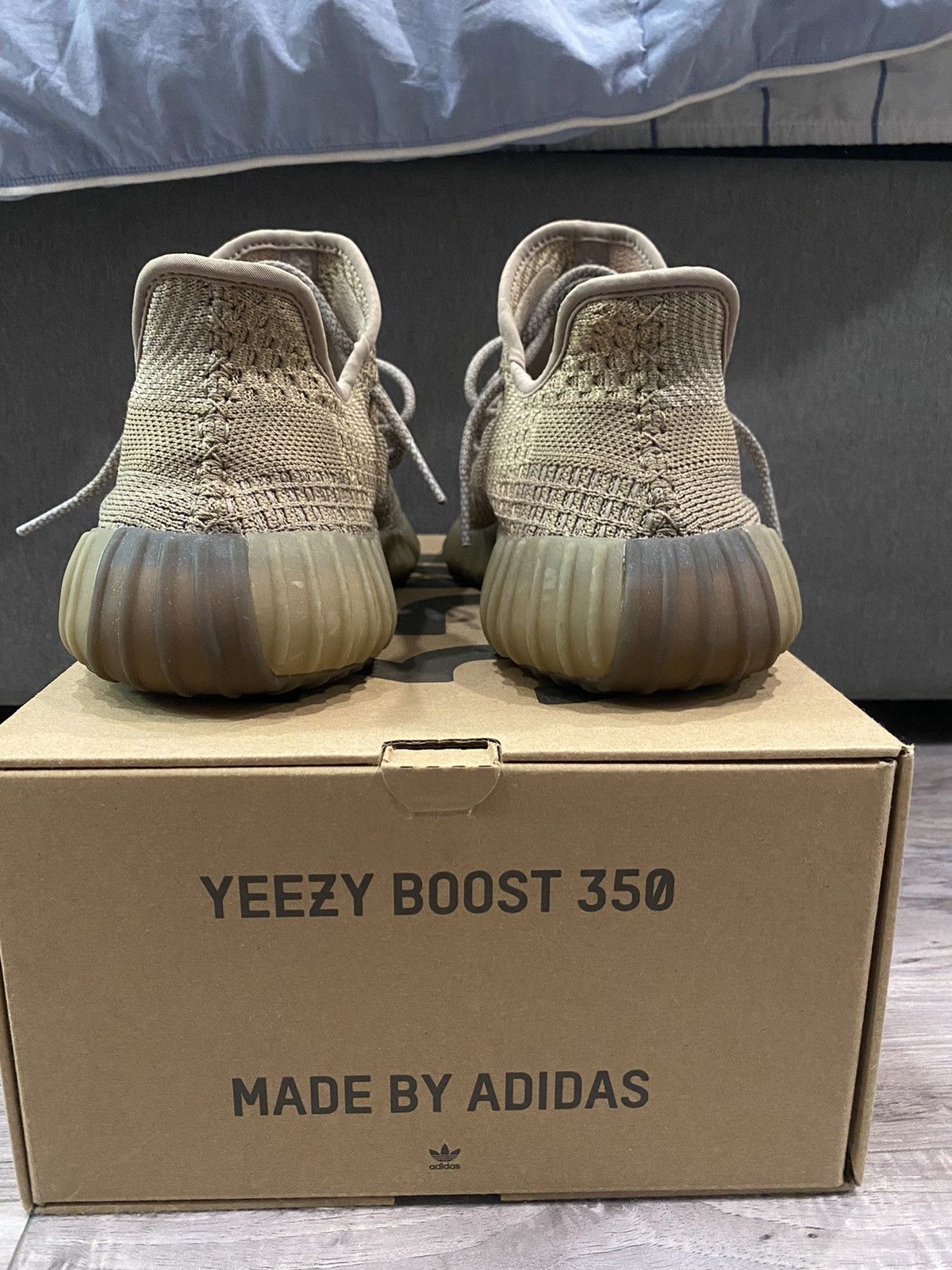 Adidas × Yeezy Yeezy 350v2 Sand Taupe Size US 8.5 / EU 41-42 - 4 Thumbnail