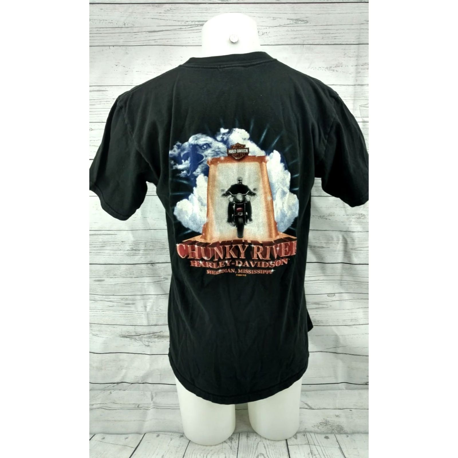 Harley Davidson Vintage Harley-Davidson T-Shirt | Graphic Tee | Black | Large | Men’s XS? Size US L / EU 52-54 / 3 - 5 Thumbnail