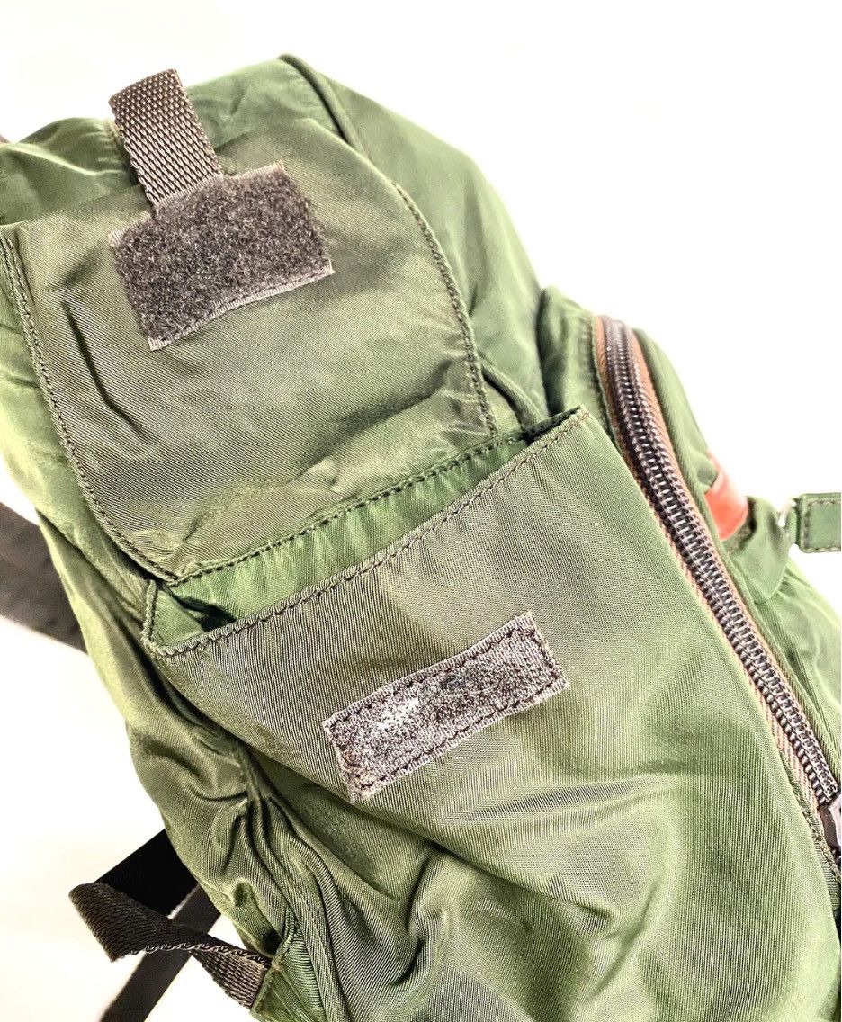 Designer × Prada × Vintage PRADA Vintage Olive Green Backpack Size ONE SIZE - 3 Thumbnail