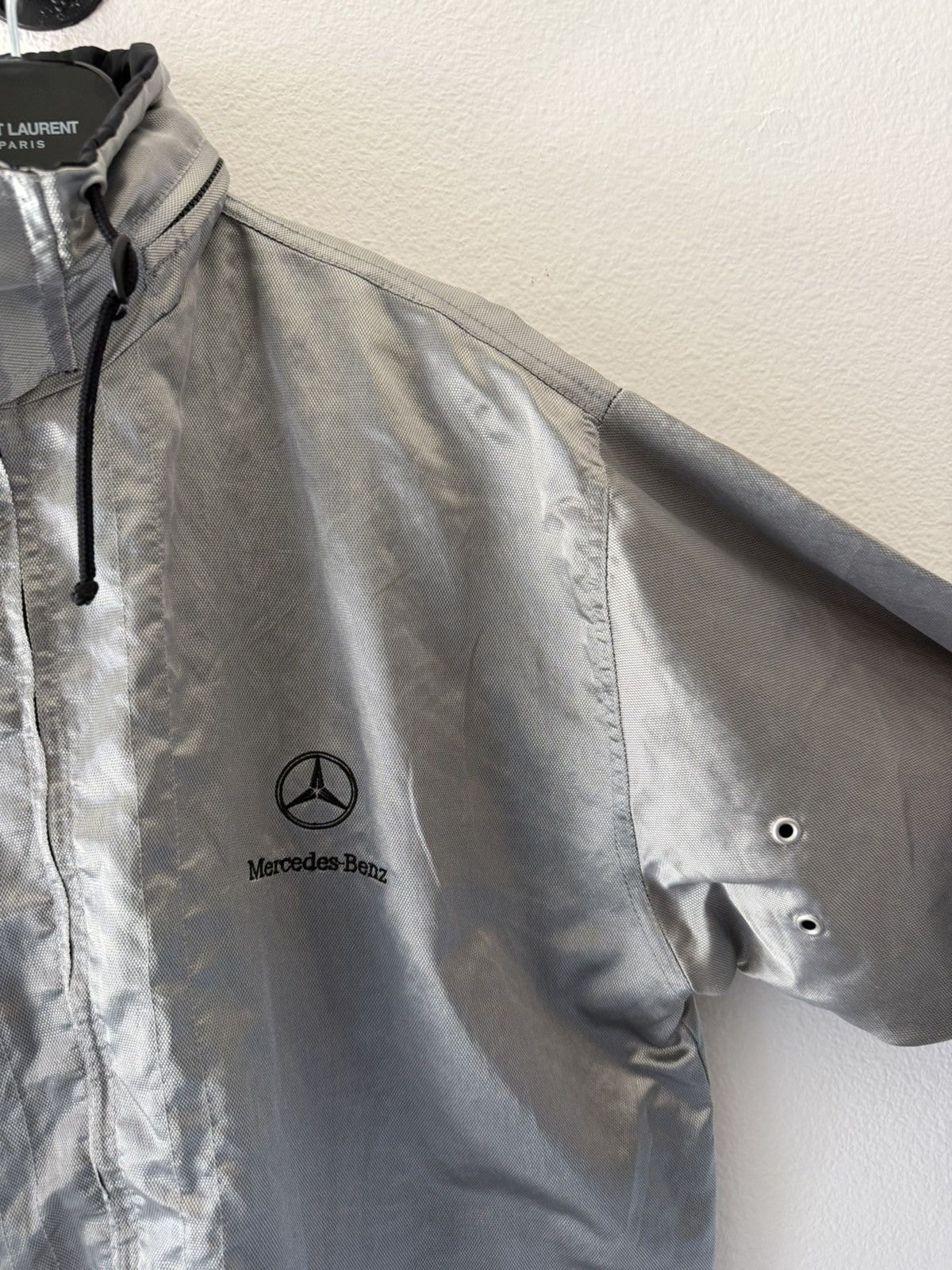 Mercedes-Benz Vintage Mercedes Windbreaker Jacket Size US L / EU 52-54 / 3 - 2 Thumbnail