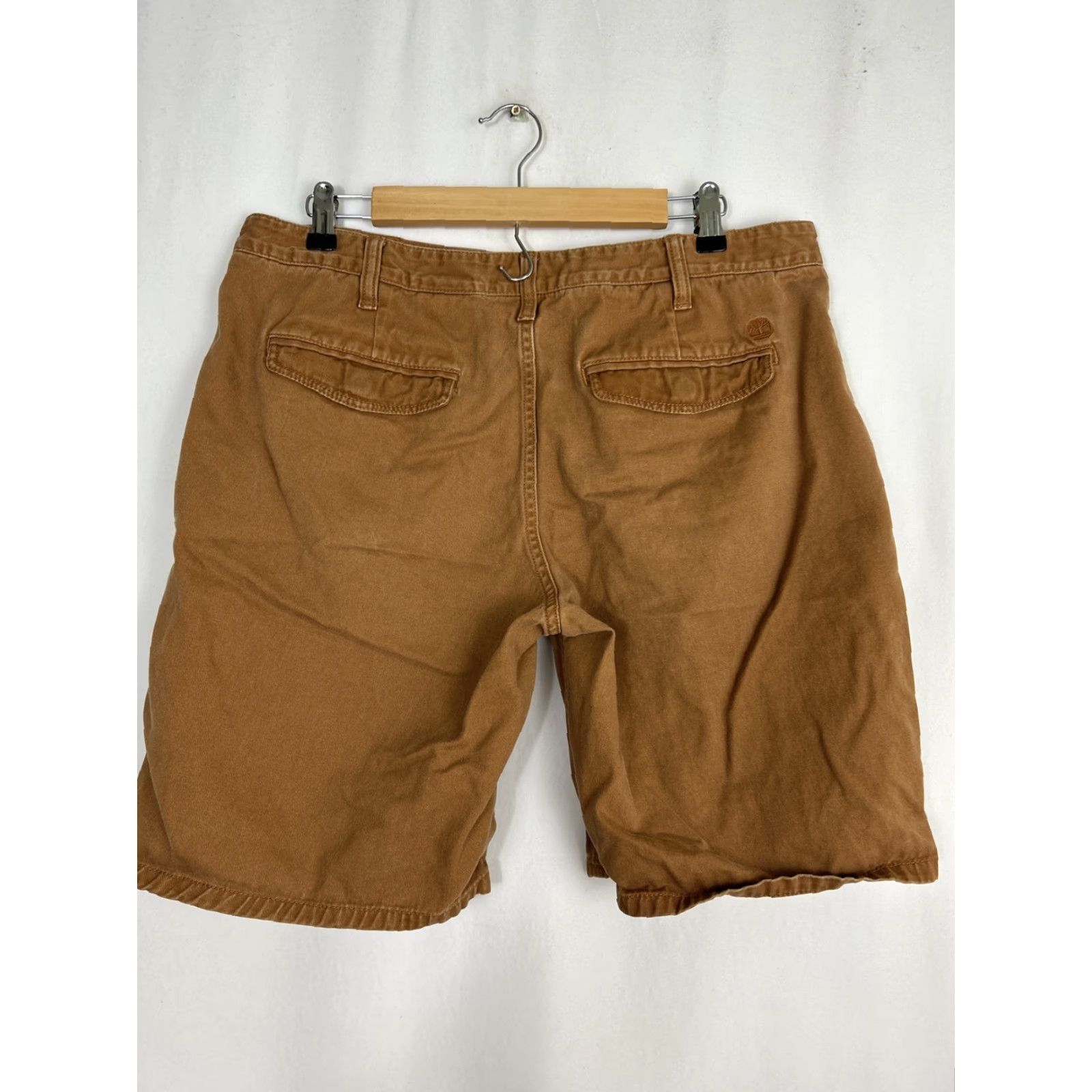 Timberland Timberland Grafton Lake Shorts Men's 36x9 Duck Brown Cotton Denim Casual Outdoor Regular Front Button Closure Mens Brown Denim Shorts Size US 36 / EU 52 - 7 Thumbnail
